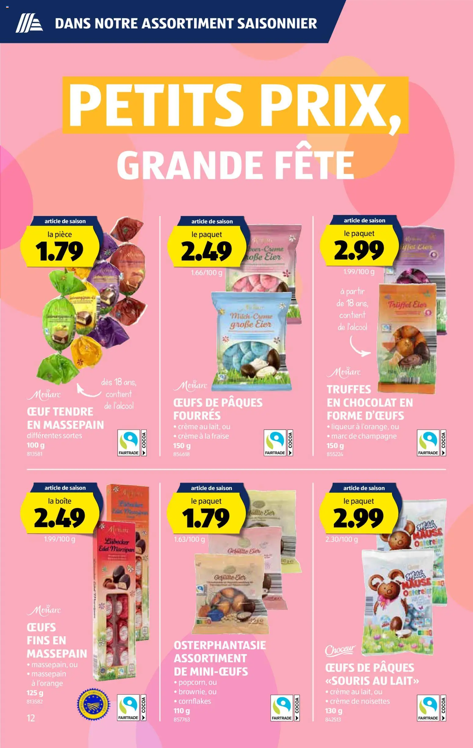 Aldi aktionen FR – gültig ab 02.04.2026 | Seite: 13 | Produkte: Eier, Creme