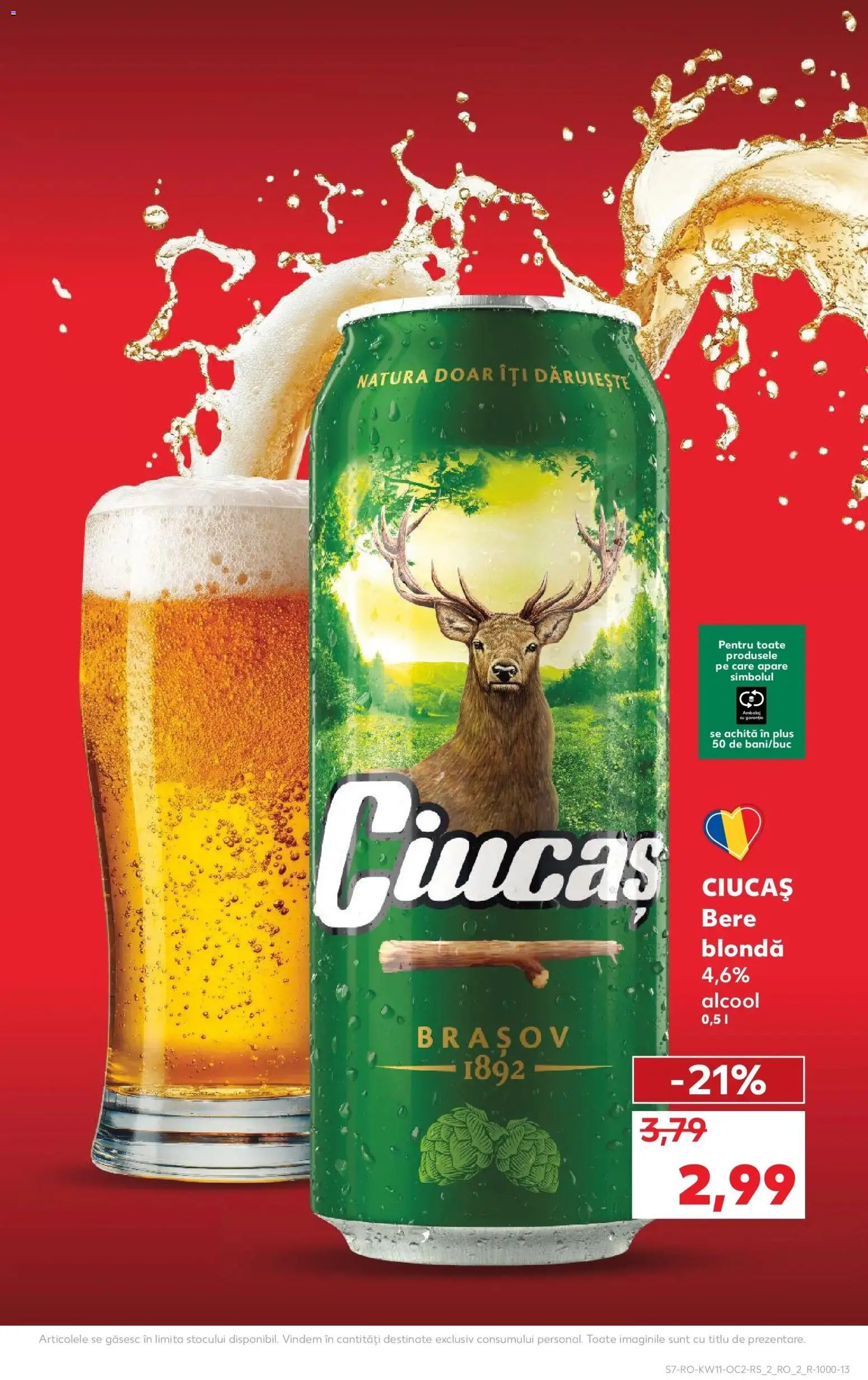 Noul catalog Kaufland – valabil de la 11.03.2026 | Pagină: 7 | Produse: Bere