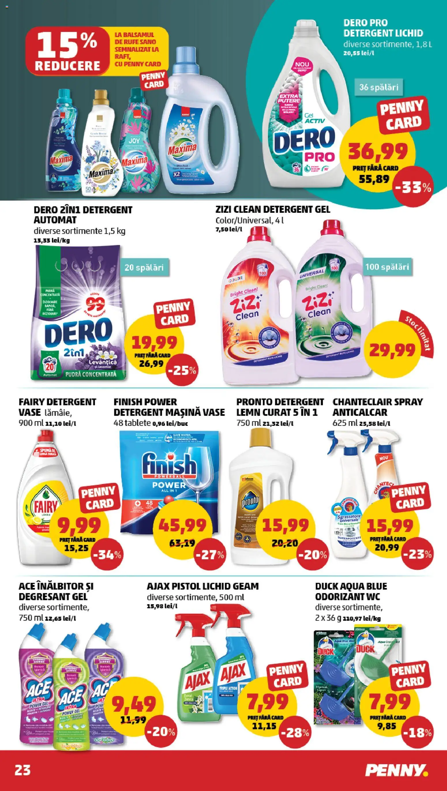 Noul catalog PENNY – valabil de la 19.11.2025 | Pagină: 23 | Produse: Pomelo, Kedi Ödül Oyuncakları, Pudră, Detergent
