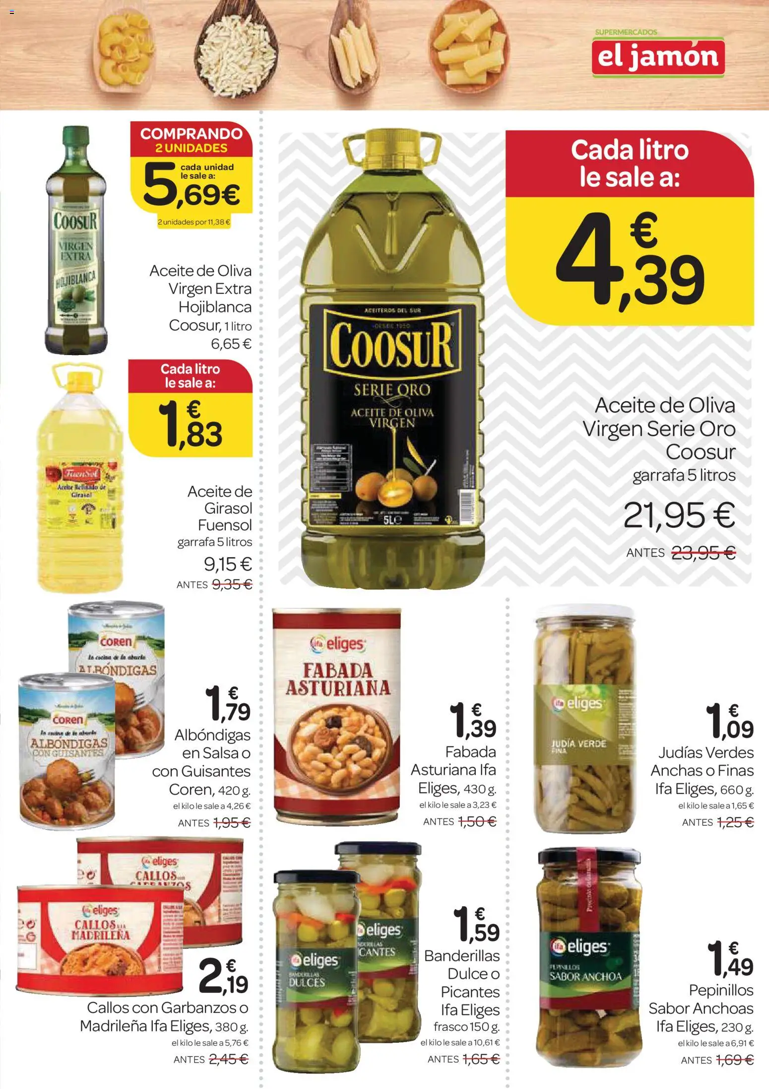 Supermercados El Jamón folleto │ válido desde el 29.01.2026 | Página: 5 | Productos: Aceite, Jamón, Aceite de oliva, Anchoa