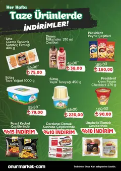 30.10.2025 tarihinden itibaren geçerli olan Onur Market kataloğu önizlemesi | Sayfa: 3