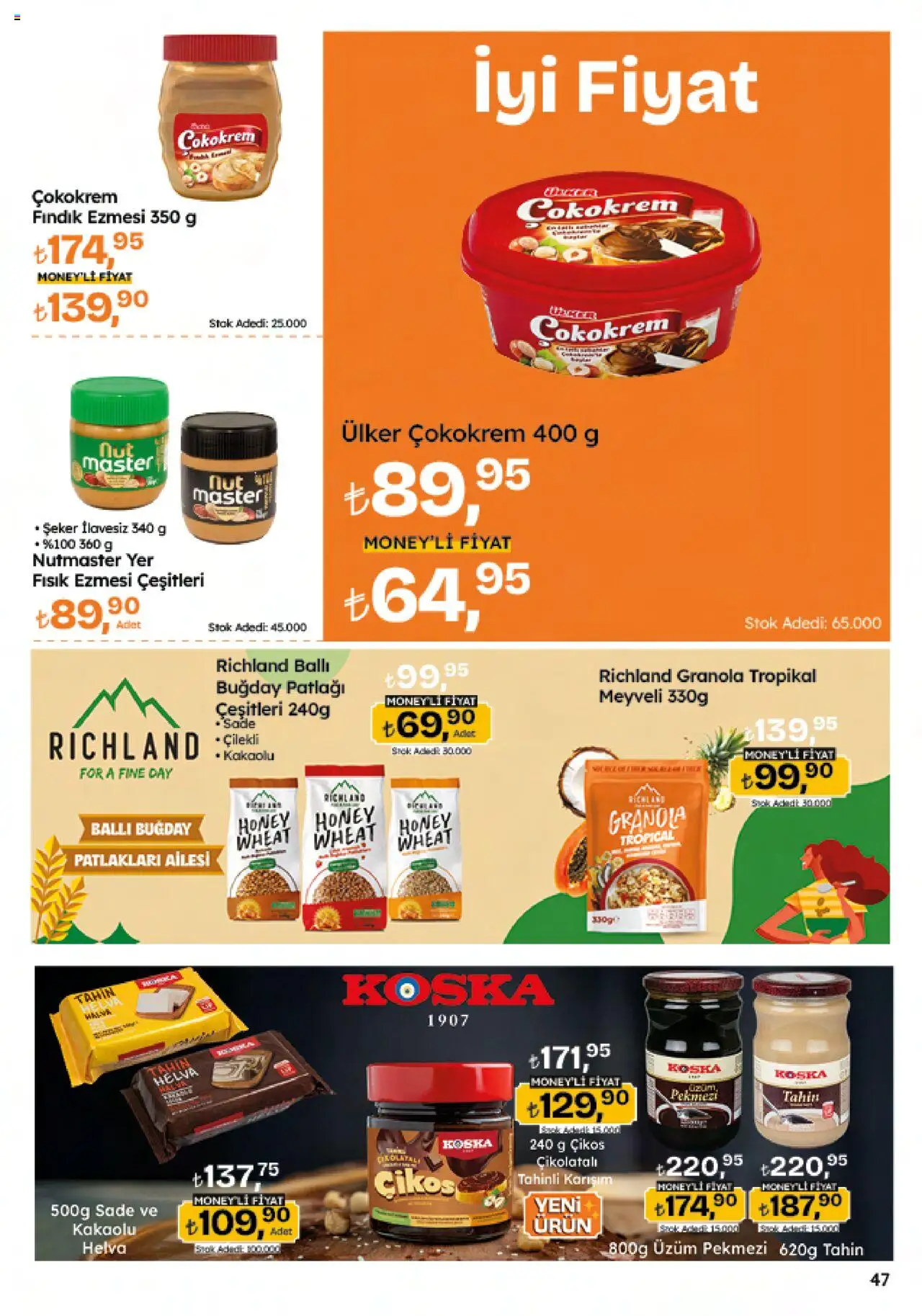 Migros Katalog - Migroskop - 22.05.2025 tarihinden itibaren geçerlidir | Sayfa: 47 | Ürünler: Şeker, Fındık, Üzüm