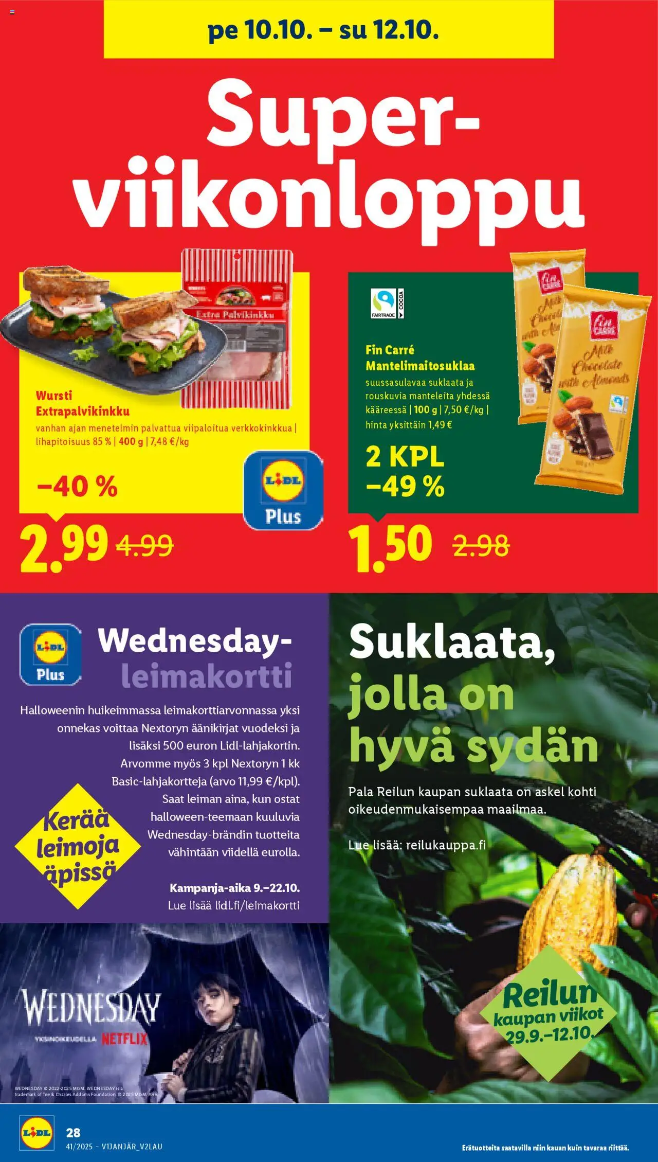 Lidl tarjoukset - Helsinki – voimassa 09.10.2025 alkaen | Sivu: 36 | Tuotteet: Tee