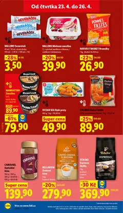 Náhled letáku BELLAROM Zrnková káva, 1 kg, Crema & Aroma od 23.04.2026 | Strana: 22