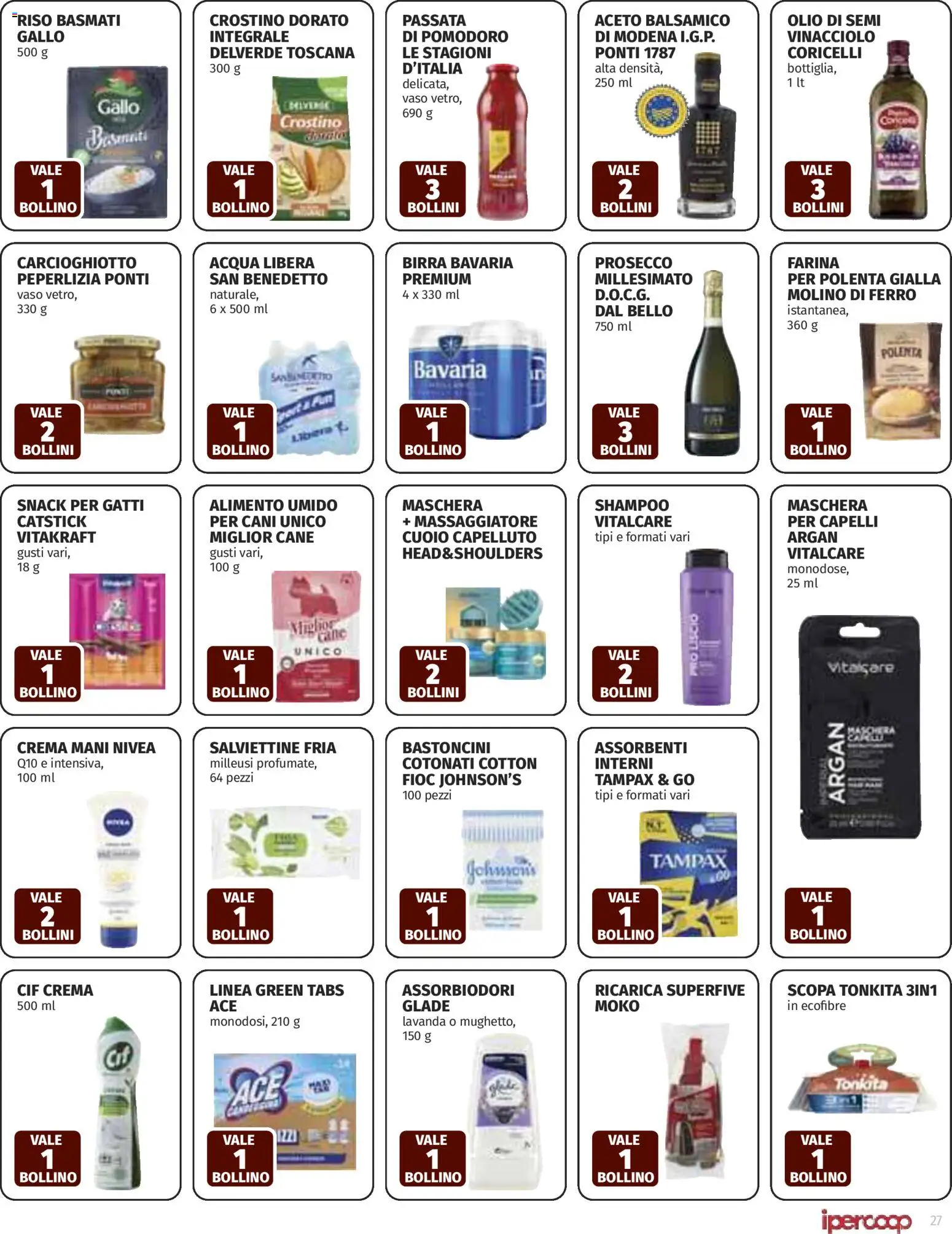 Volantino Ipercoop del 26.02.2026 | Pagina: 27 | Prodotti: Shampoo, Crema, Scopa, Lavanda