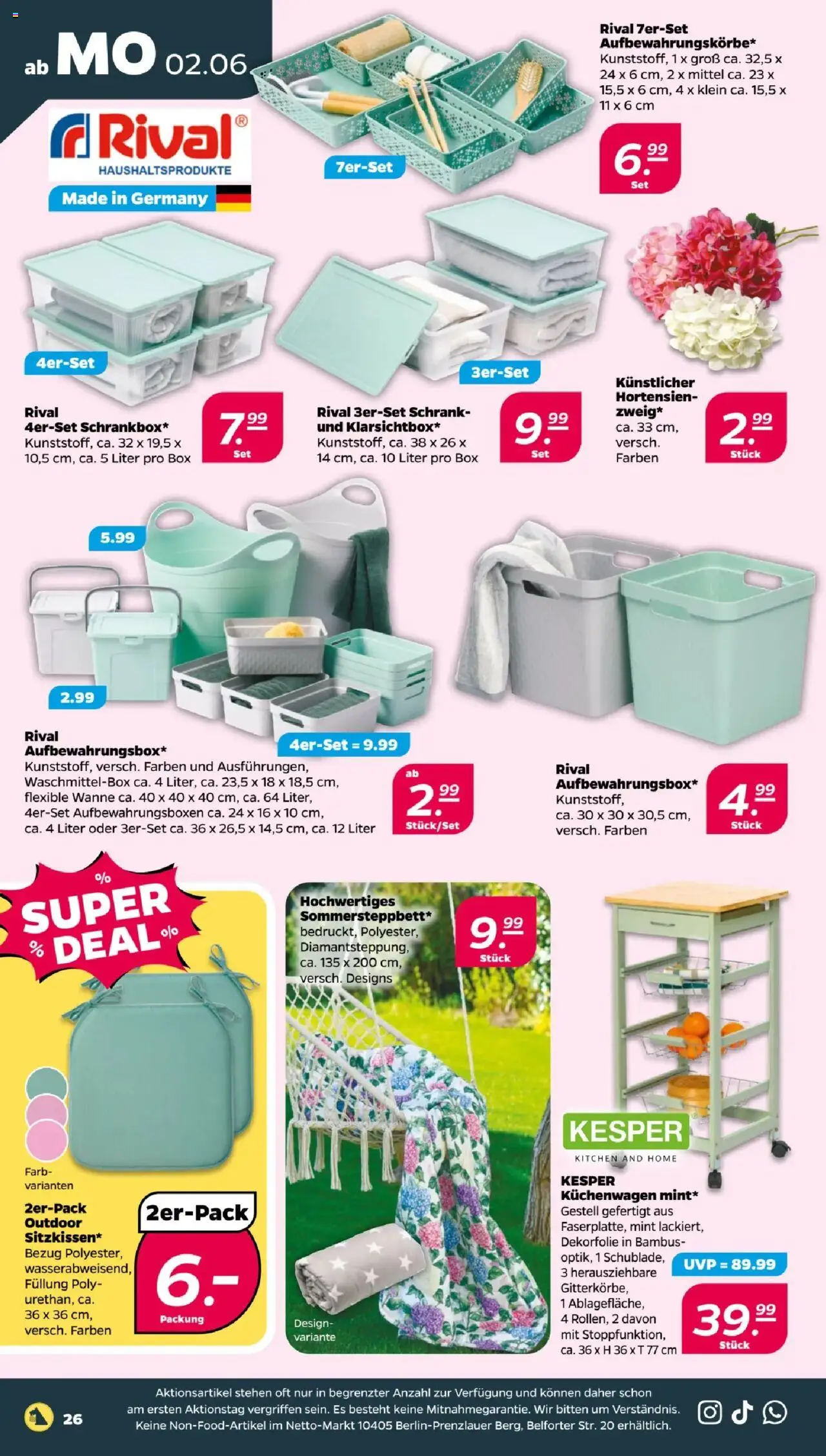 Netto Prospekt 	 - gültig ab dem 02.06.2025 | Seite: 26 | Produkte: Schrank, Box