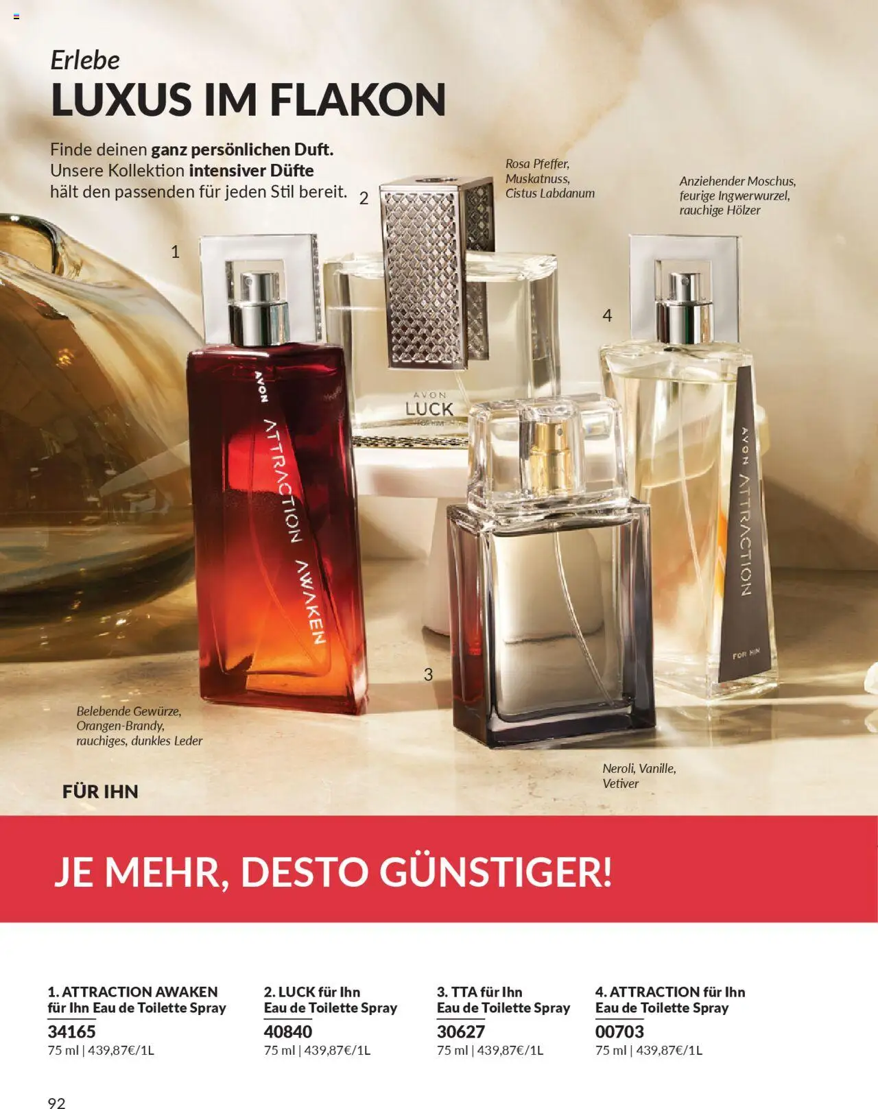 AVON Katalog Oktober 2025 – gültig ab 01.10.2025 | Seite: 94 | Produkte: Toilette, Eau de Toilette