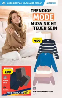 Aldi Aktionen ab 05.02.2026 gültig | Seite: 11 | Produkte: Hose