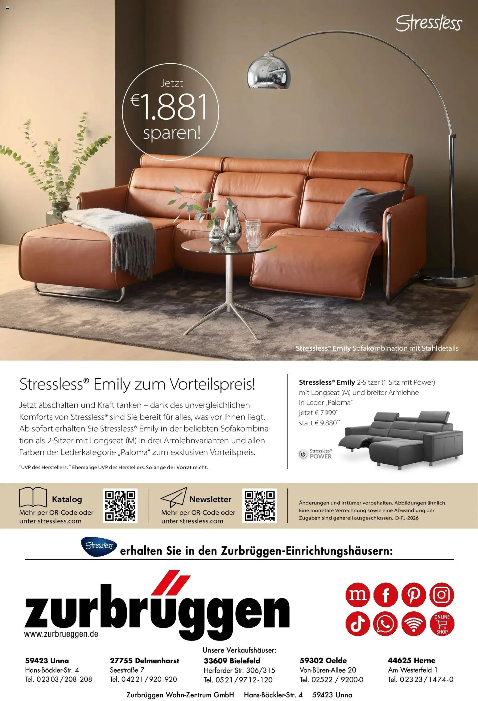 Zurbrüggen - Zurbrüggen: Stressless – gültig ab 31.01.2026 | Seite: 10