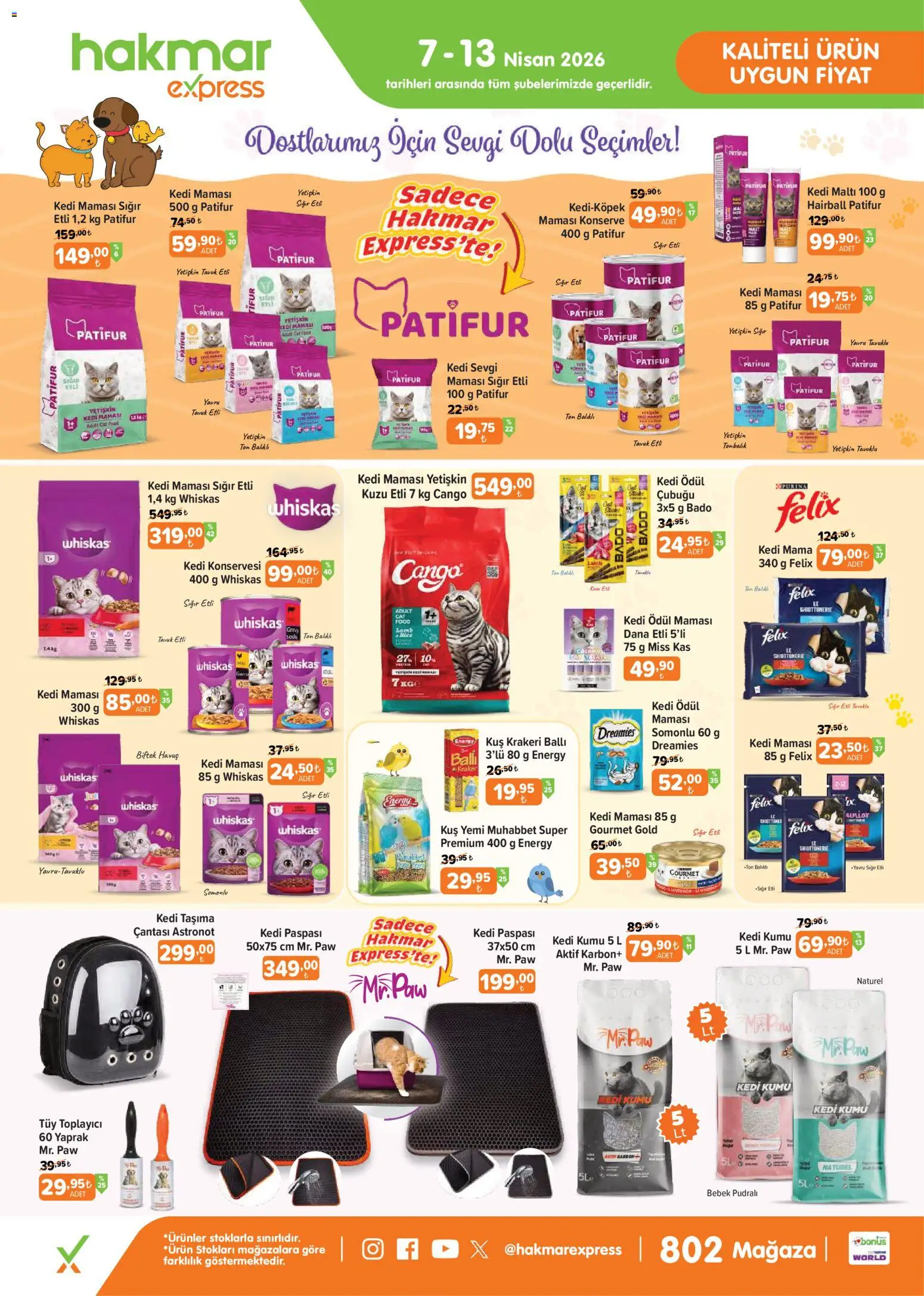 Hakmar Express - Salı Aktüel Ürünler - 07.04.2026 tarihinden itibaren geçerlidir | Sayfa: 3 | Ürünler: Tüy toplayıcı, Tavuk eti, Havuç