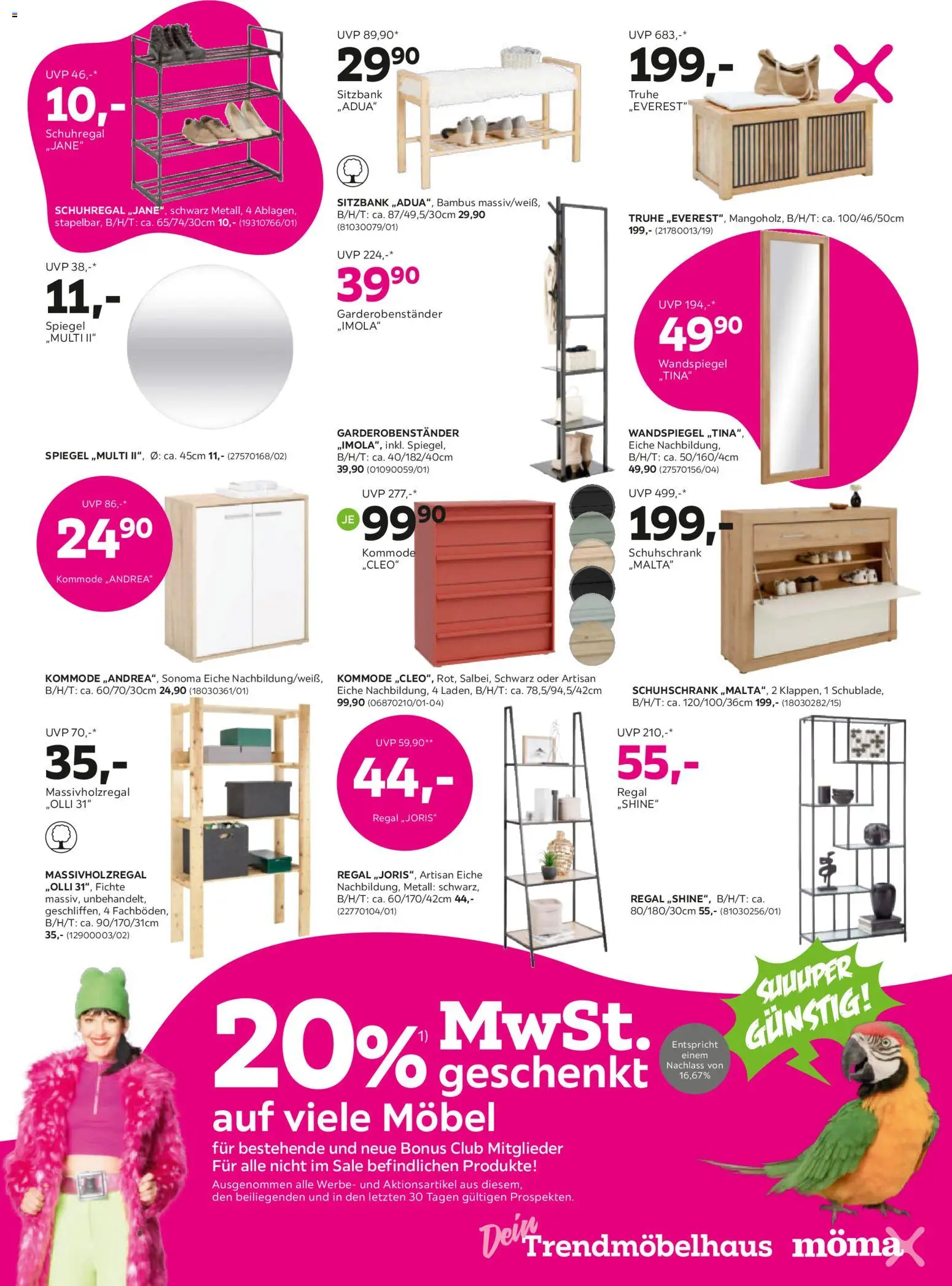 Mömax Prospekt aktuell gültig ab 27.12.2025 | Seite: 11 | Produkte: Kommode, Regal, Spiegel