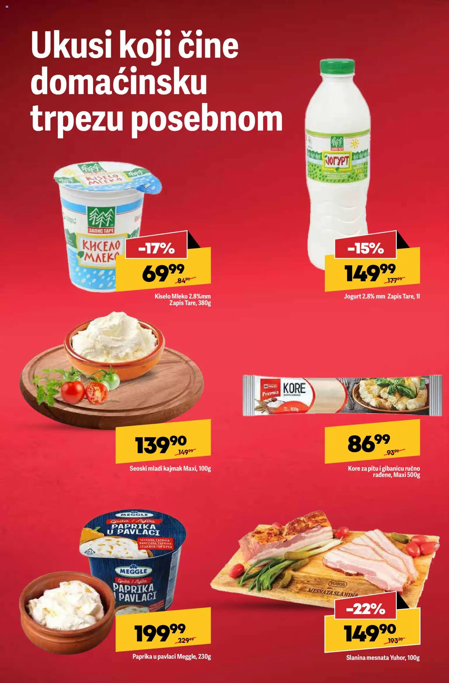 Maxi katalog - važi od 19.02.2026 | Strana: 4 | Proizvode: Mladi kajmak, Paprika, Mleko, Kajmak