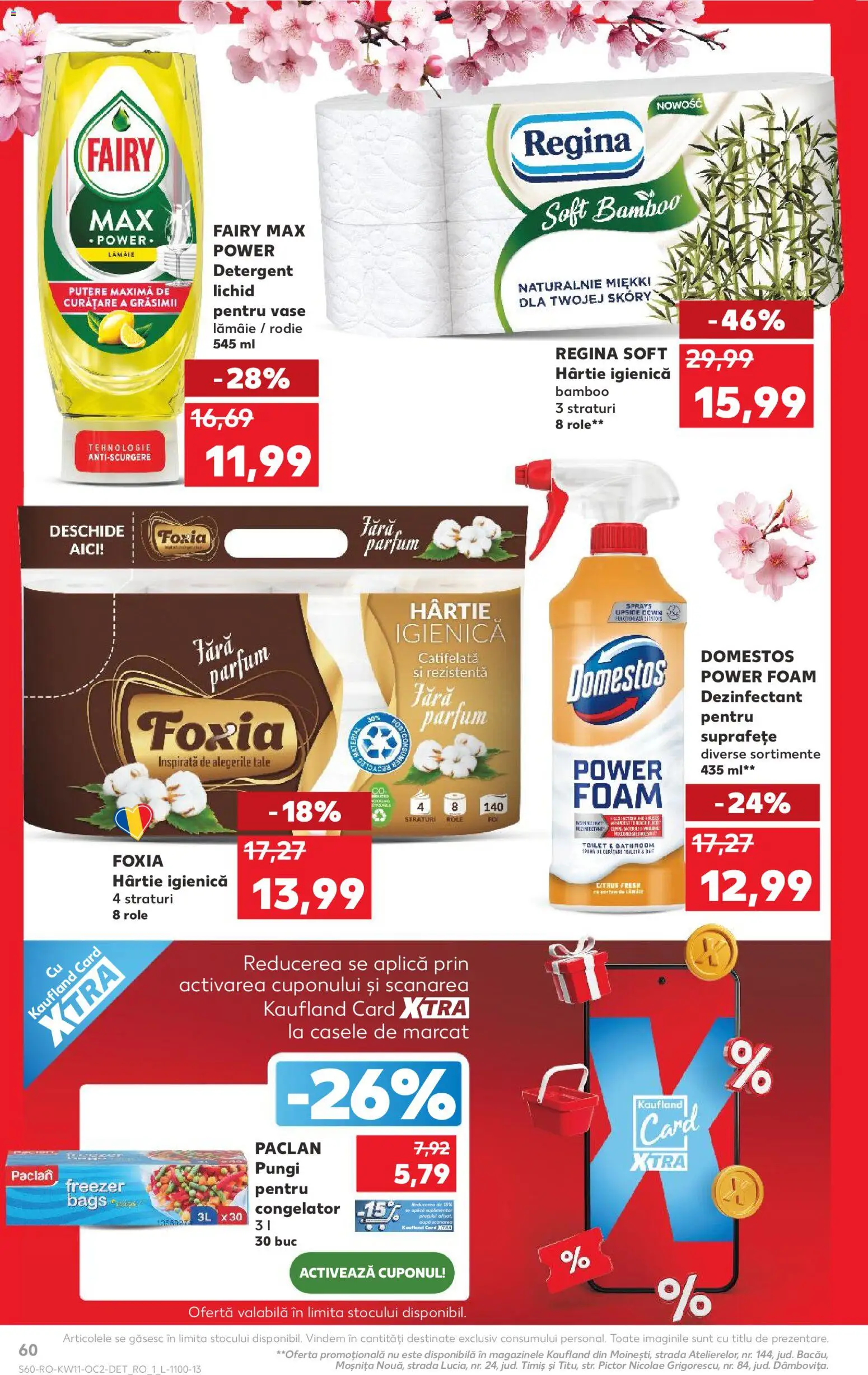 Kaufland RO akciós ujság - amely érvényes a következő dátumtól: 11.03.2026 | Oldal: 60 | Termékek: Parfüm