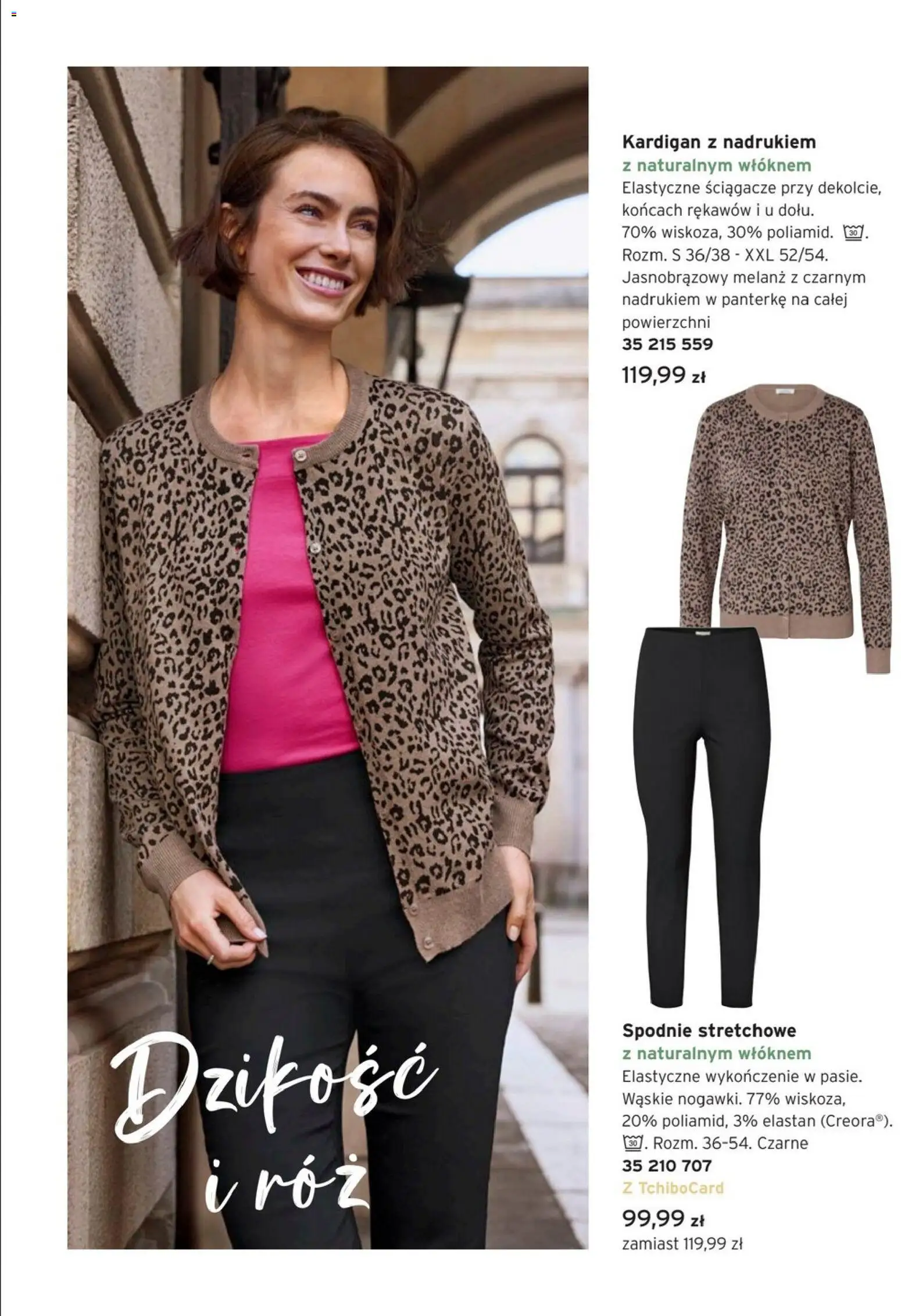 Tchibo promocje od 27.01.2026 | Strona: 4 | Produkty: Spodnie, Kardigan, Róż