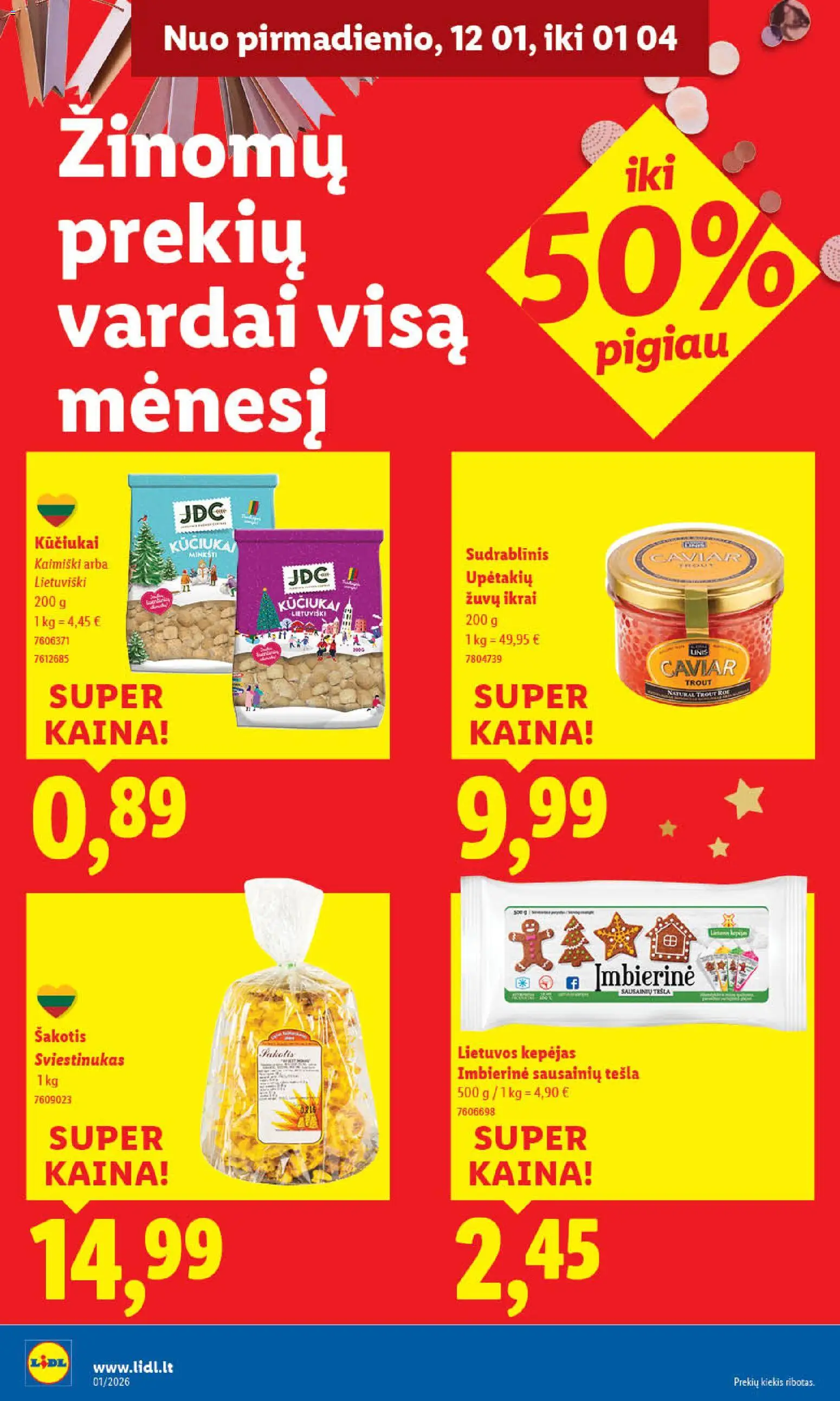 LIDL akcijos nuo 29.12.2025 | Puslapis: 16