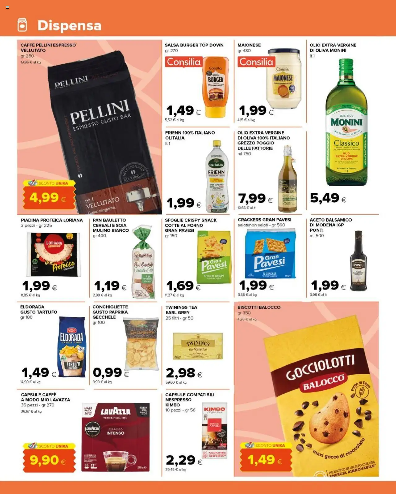 Volantino Tigre del 20.08.2025 | Pagina: 8 | Prodotti: Cereali, Olio, Top, Forno