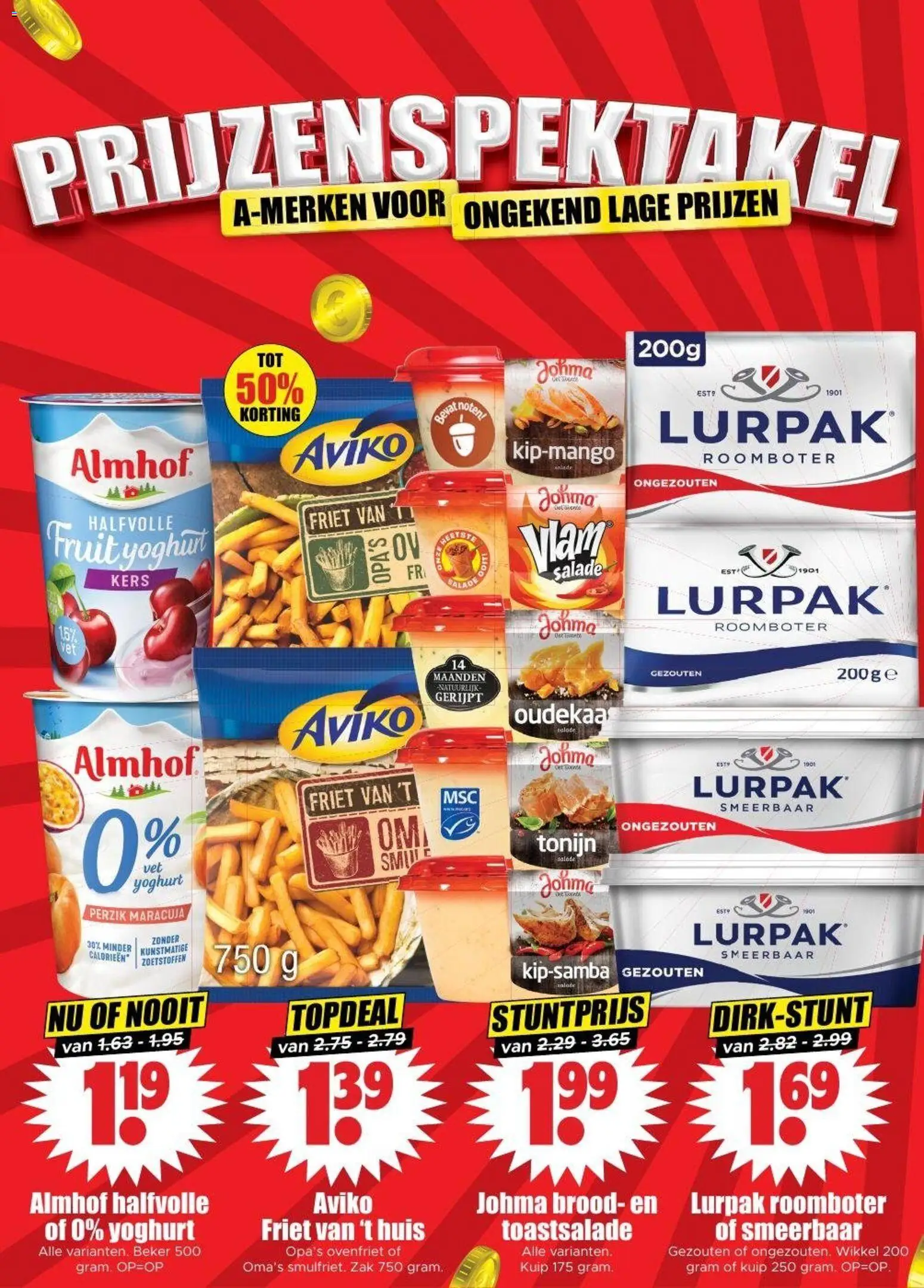 {H1} | Pagina: 14 | Producten: Brood, Salade, Friet, Tonijn