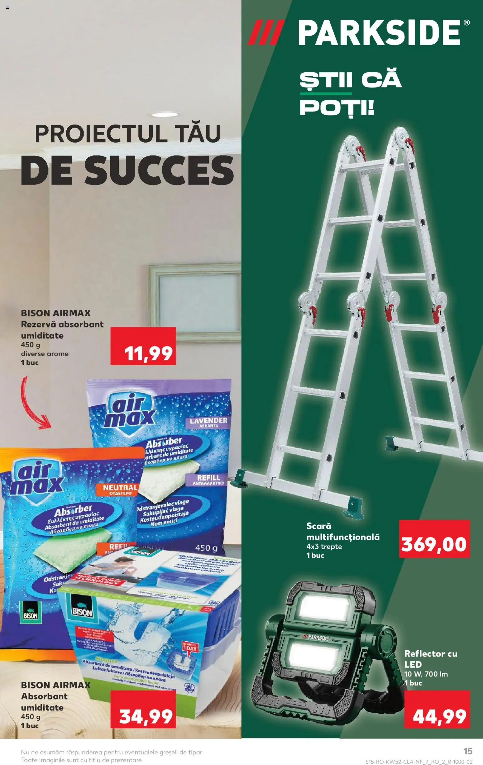 Noul catalog Kaufland – valabil de la 24.12.2025 | Pagină: 15 | Produse: Scară, Babak