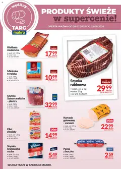 Makro Gazetka - Produkty świeże w supercenie od 28.07.2025 | Strona: 3 | Produkty: Kiełbasa, Kurczak, Mielonka tyrolska, Wędliny