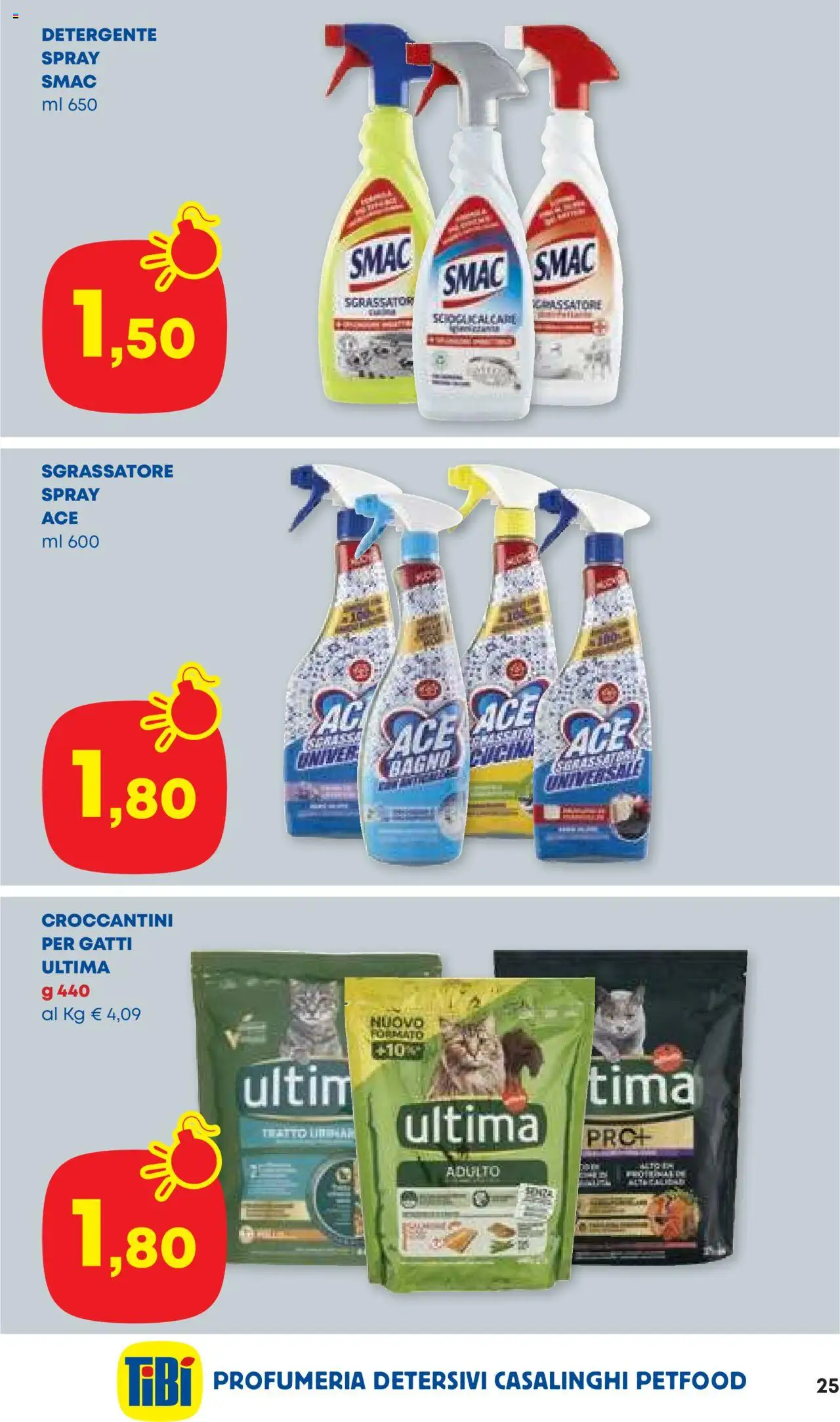 Volantino Panorama del 24.07.2025 | Pagina: 25 | Prodotti: Detergente, Sgrassatore, Bagno