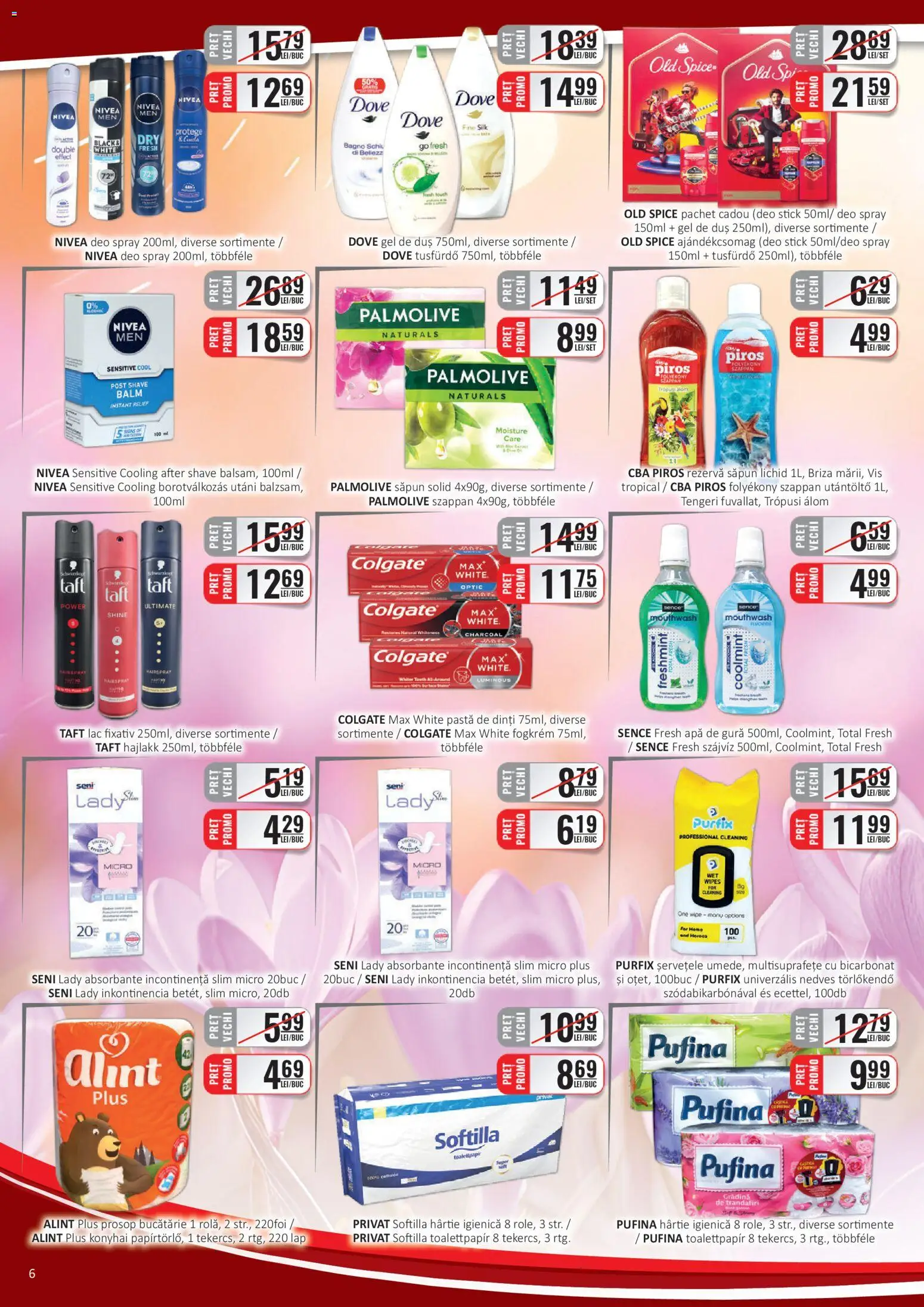 Noul catalog CBA – valabil de la 01.03.2026 | Pagină: 6 | Produse: After shave, Săpun solid, Săpun, Rezervă săpun