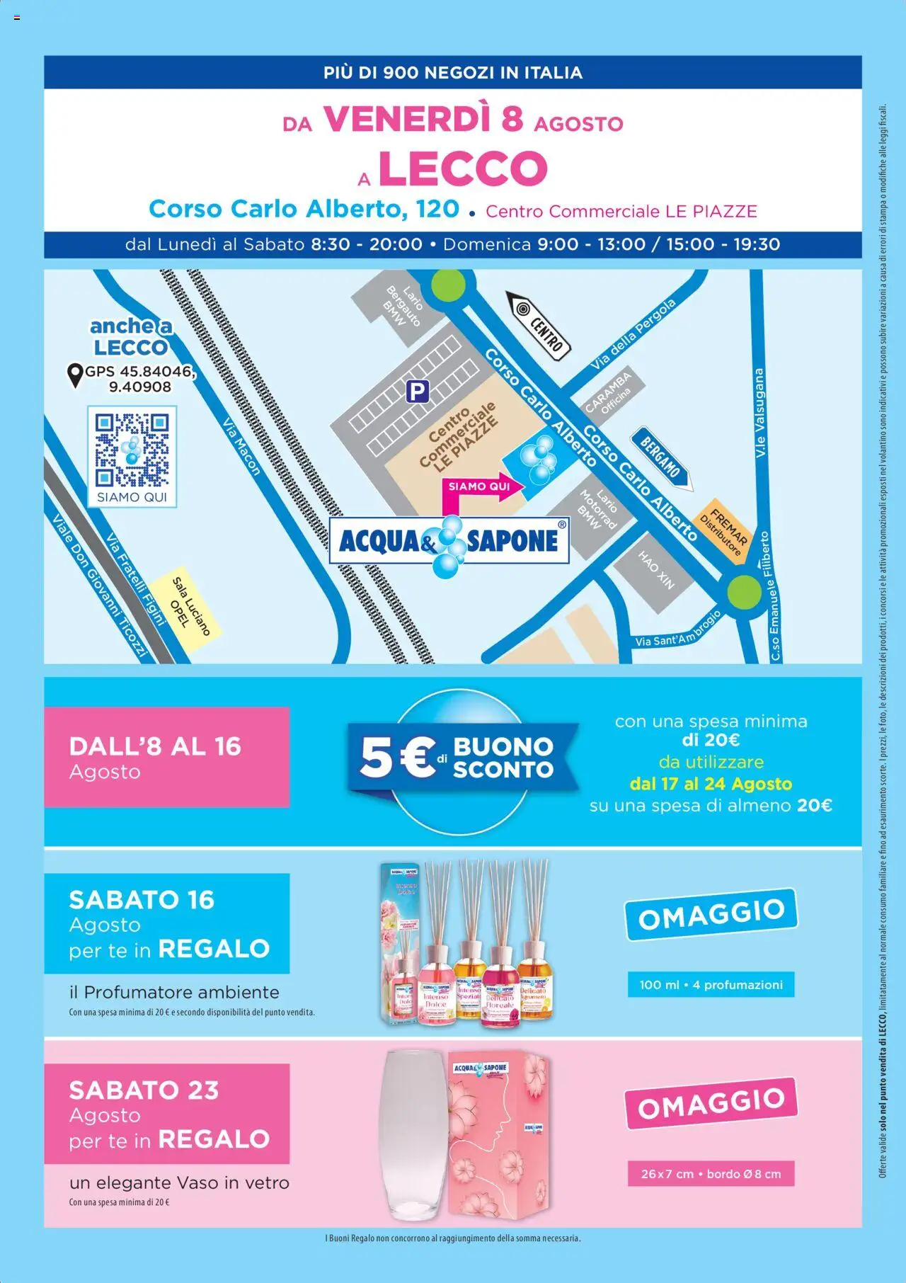 Volantino Acqua e Sapone del 08.08.2025 | Pagina: 8 | Prodotti: Sapone, Tè, Pergola, Vaso