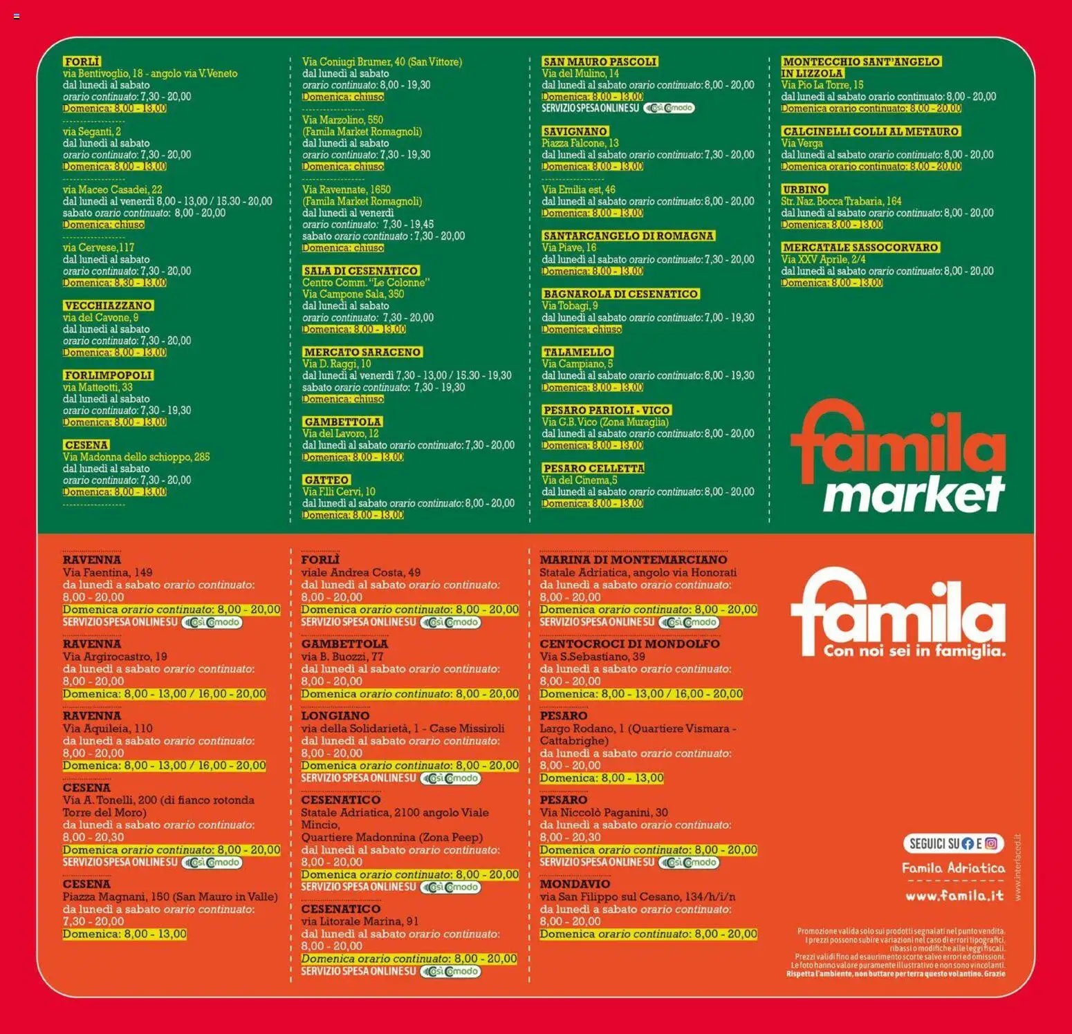 Volantino Famila del 26.02.2026 | Pagina: 16 | Prodotti: Terra