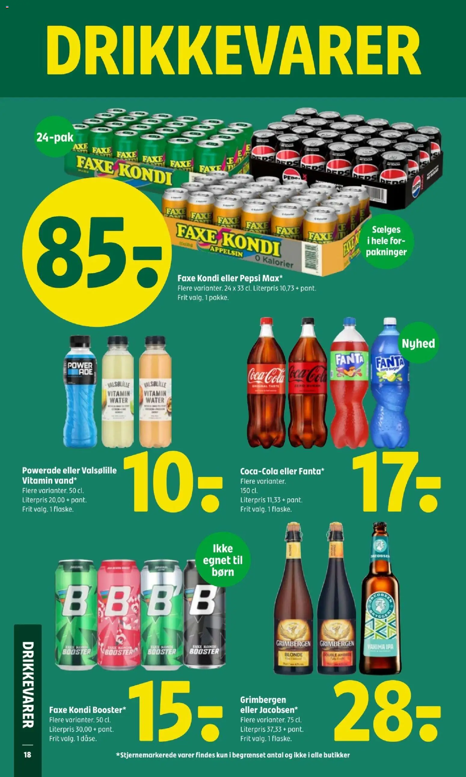 Coop 365 tilbudsavis – gyldig fra 29.01.2026 | Side: 20 | Produkter: Coca Cola, Faxe Kondi, Cola, Pepsi