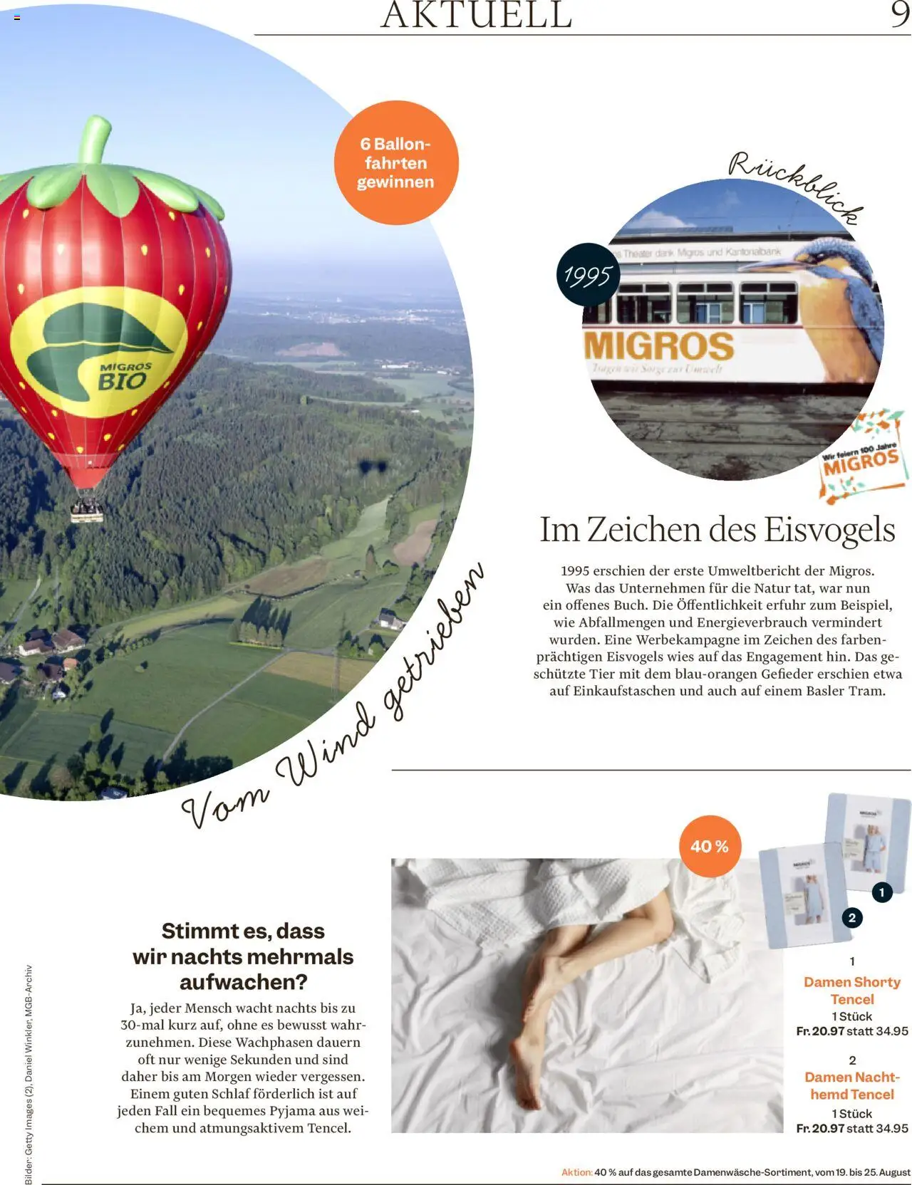 Migros - Magazin ab 18.08.2025 | Seite: 9 | Produkte: Hemd, Pyjama, Fall, Bilder