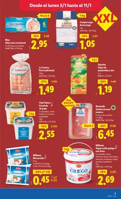 Vista previa Solevita Zumo de melocotón y uva, Zumo de melocotón y uva 1,5 l válido desde el 05.01.2026 | Página: 7 | Productos: Yogur, Pan, Arroz, Atún claro