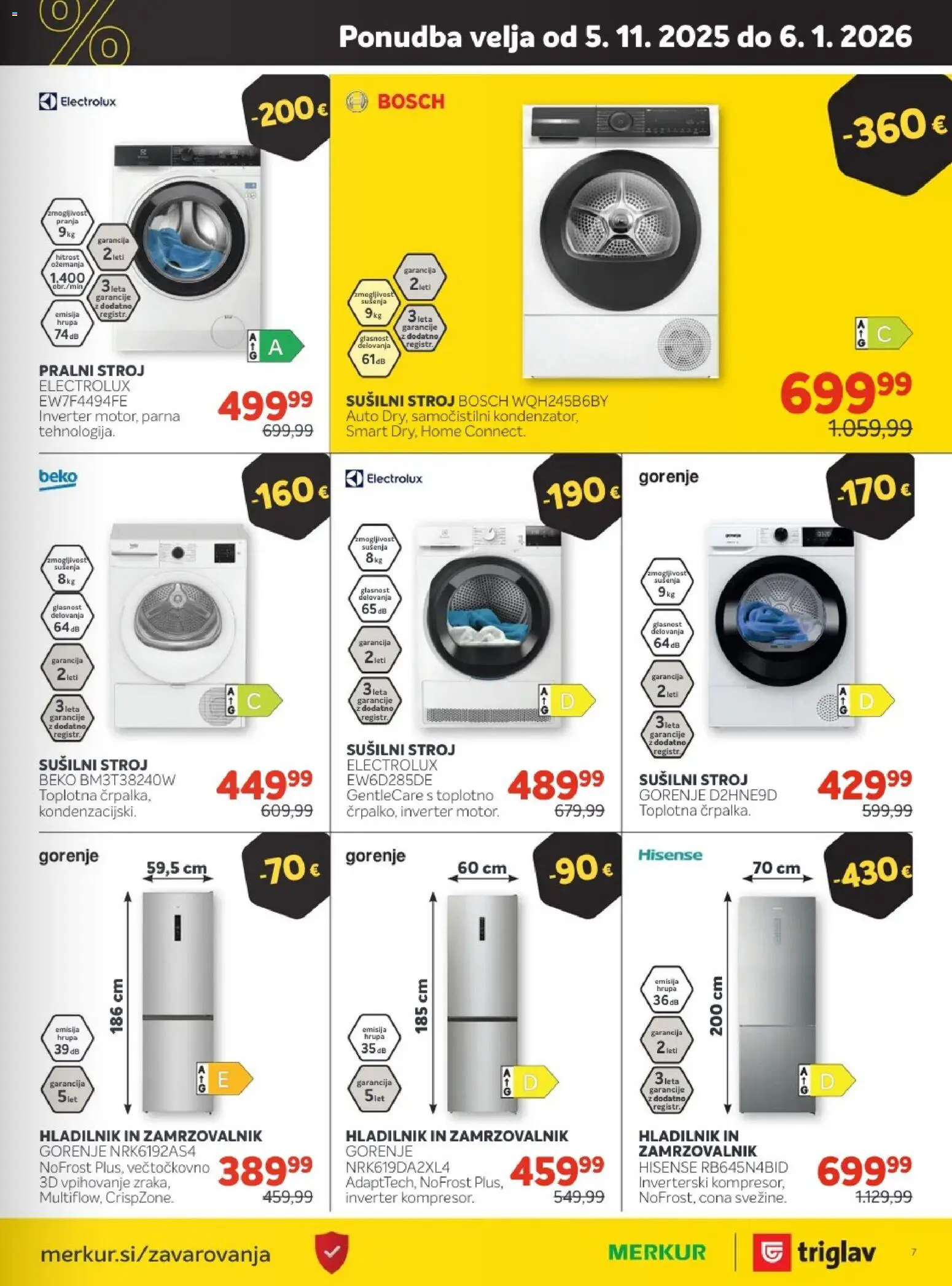 Novi Merkur katalog ponudbe – veljaven od 05.11.2025 | Stran: 7