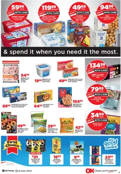 OK Foods specials catalogue – valid from 25.12.2025 | Page: 5 | Products: Custard, Ham, Chicken, Fish