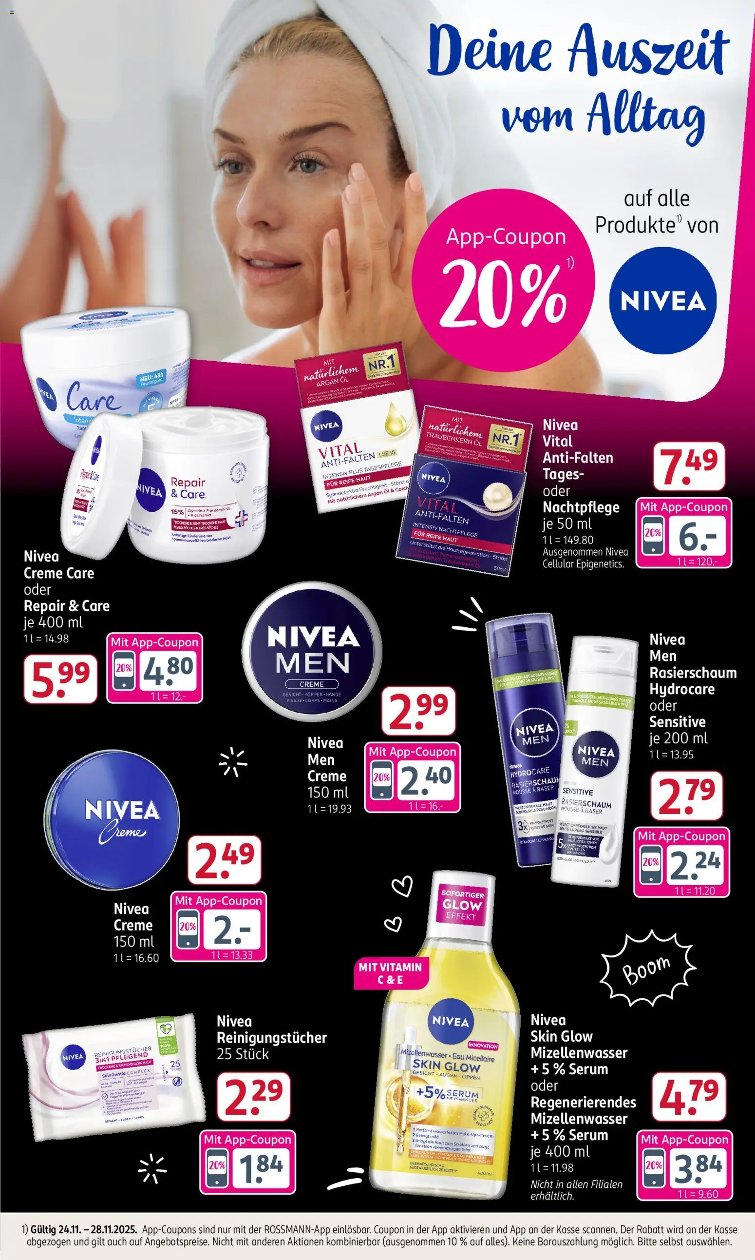 Rossmann - Black Friday – gültig ab 24.11.2025 | Seite: 16 | Produkte: Öl, Make-up, Creme, Mizellenwasser