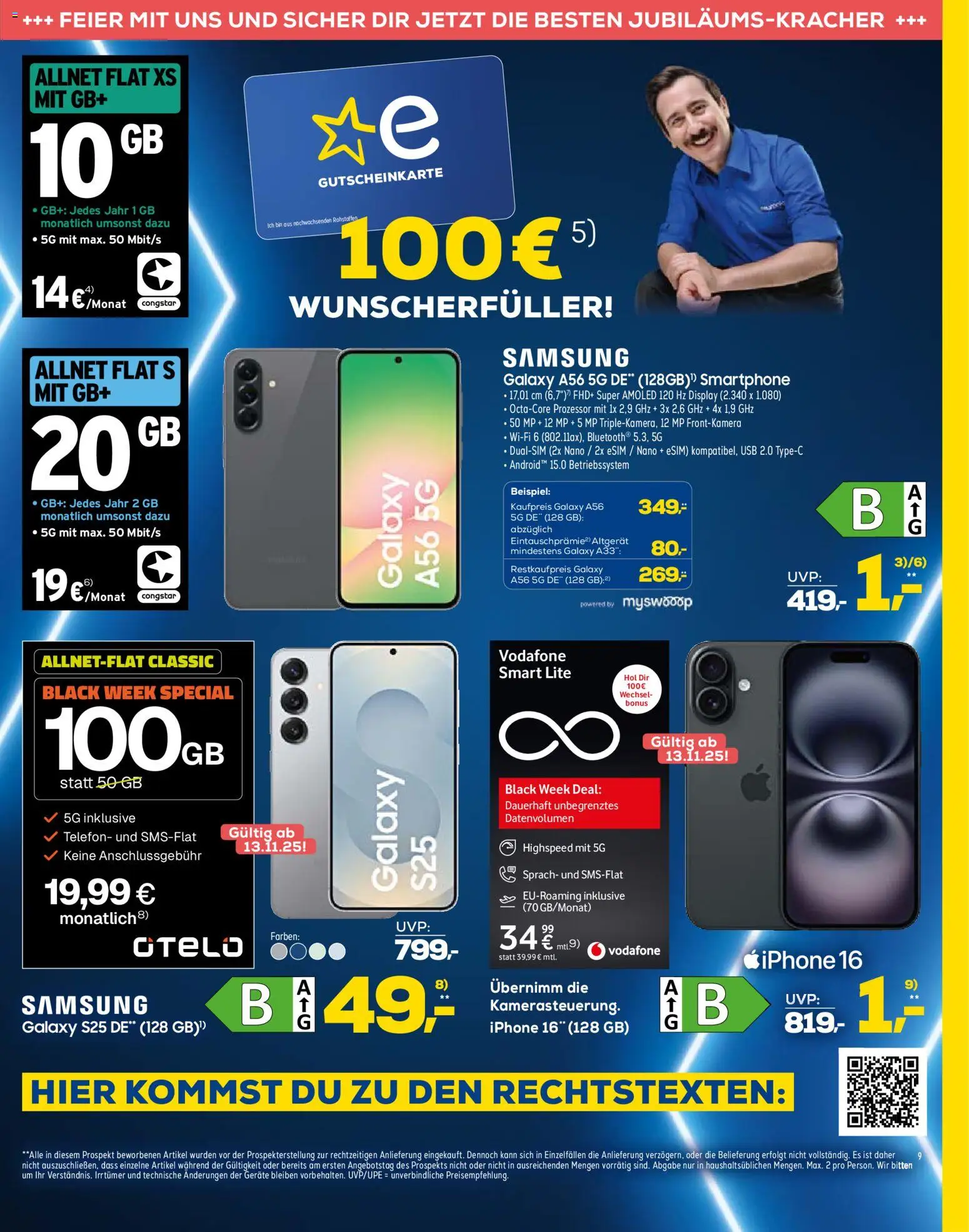 Euronics - Black Friday – gültig ab 12.11.2025 | Seite: 9 | Produkte: USB, Iphone, Telefon, Smartphone