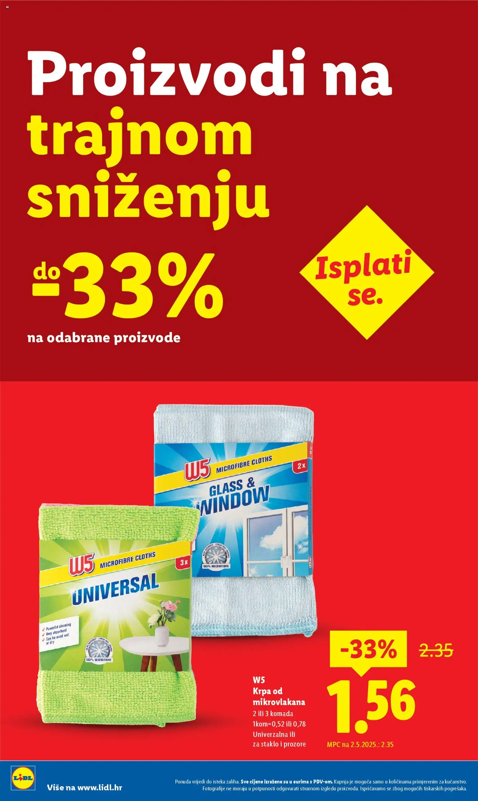 Lidl katalog | vrijedi od 08.09.2025 | Stranica: 4 | Proizvodi: Krpa