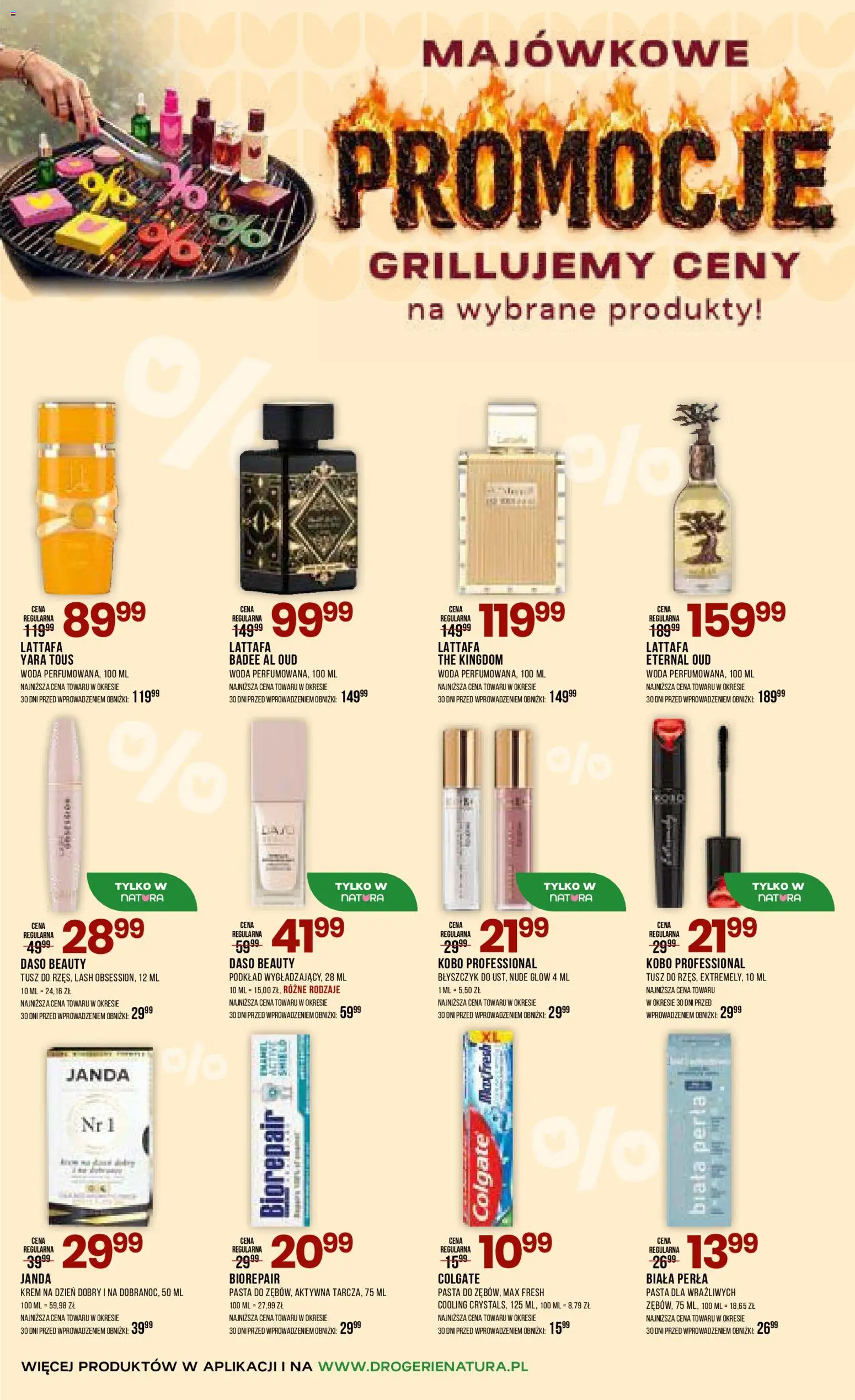 Drogerie Natura gazetka od 17.04.2026 | Strona: 2 | Produkty: Błyszczyk, Krem, Woda