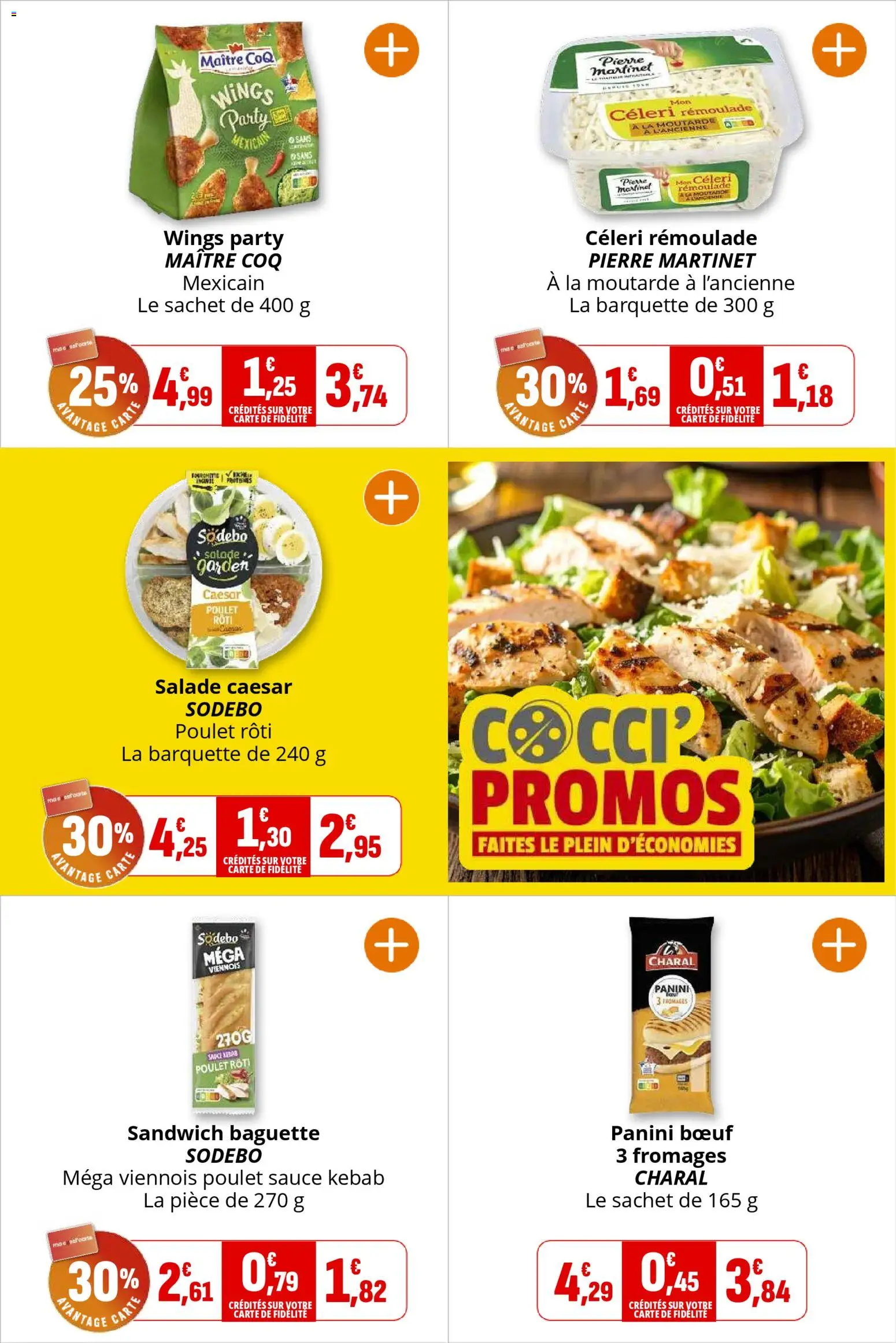 {H1} | Page: 10 | Produits: Panini, Salade, Sandwich, Moutarde