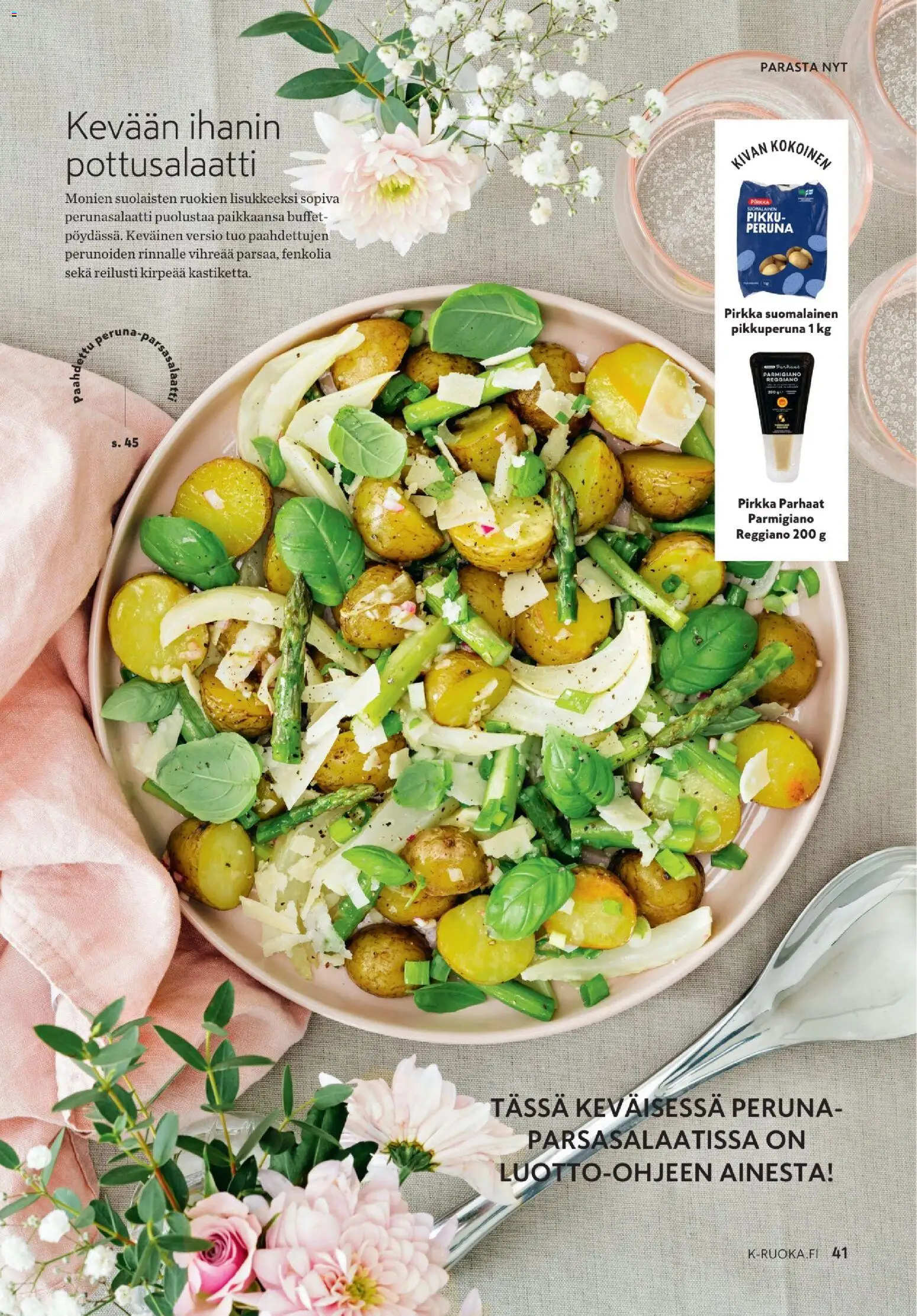K-Supermarket - K-Ruoka – voimassa 06.05.2026 alkaen | Sivu: 41 | Tuotteet: Peruna, Perunasalaatti