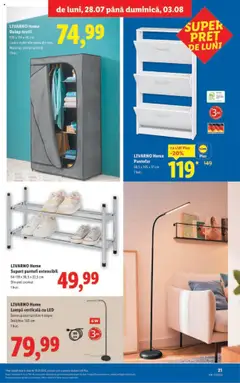 Catalog Lidl – valabil de la 28.07.2025 | Pagină: 21 | Produse: Pantofi, Babak, Lampă, Țeavă