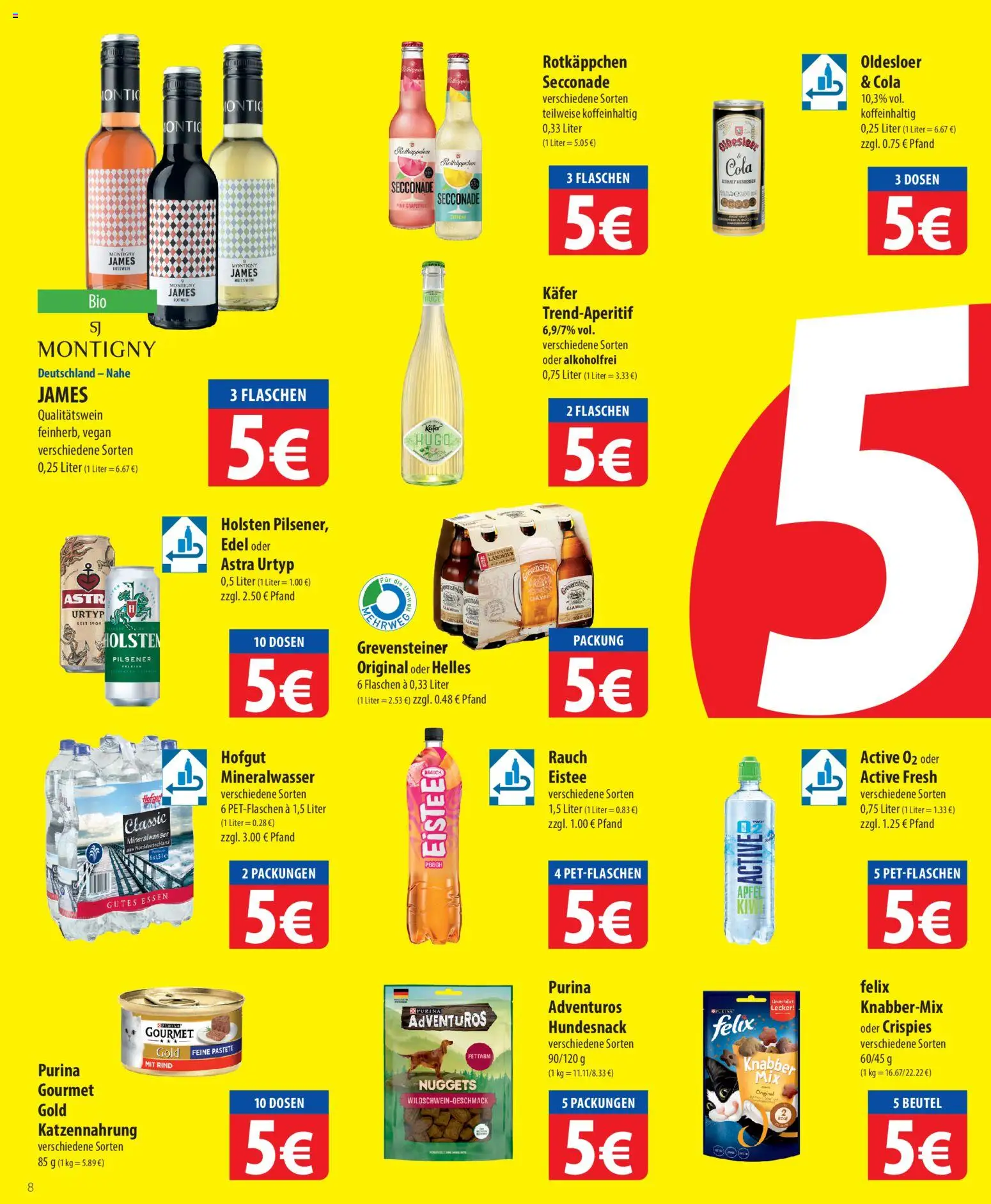 Famila Prospekt 	 – gültig ab 13.04.2026 | Seite: 8 | Produkte: Cola, Astra, Mineralwasser, Rotkäppchen