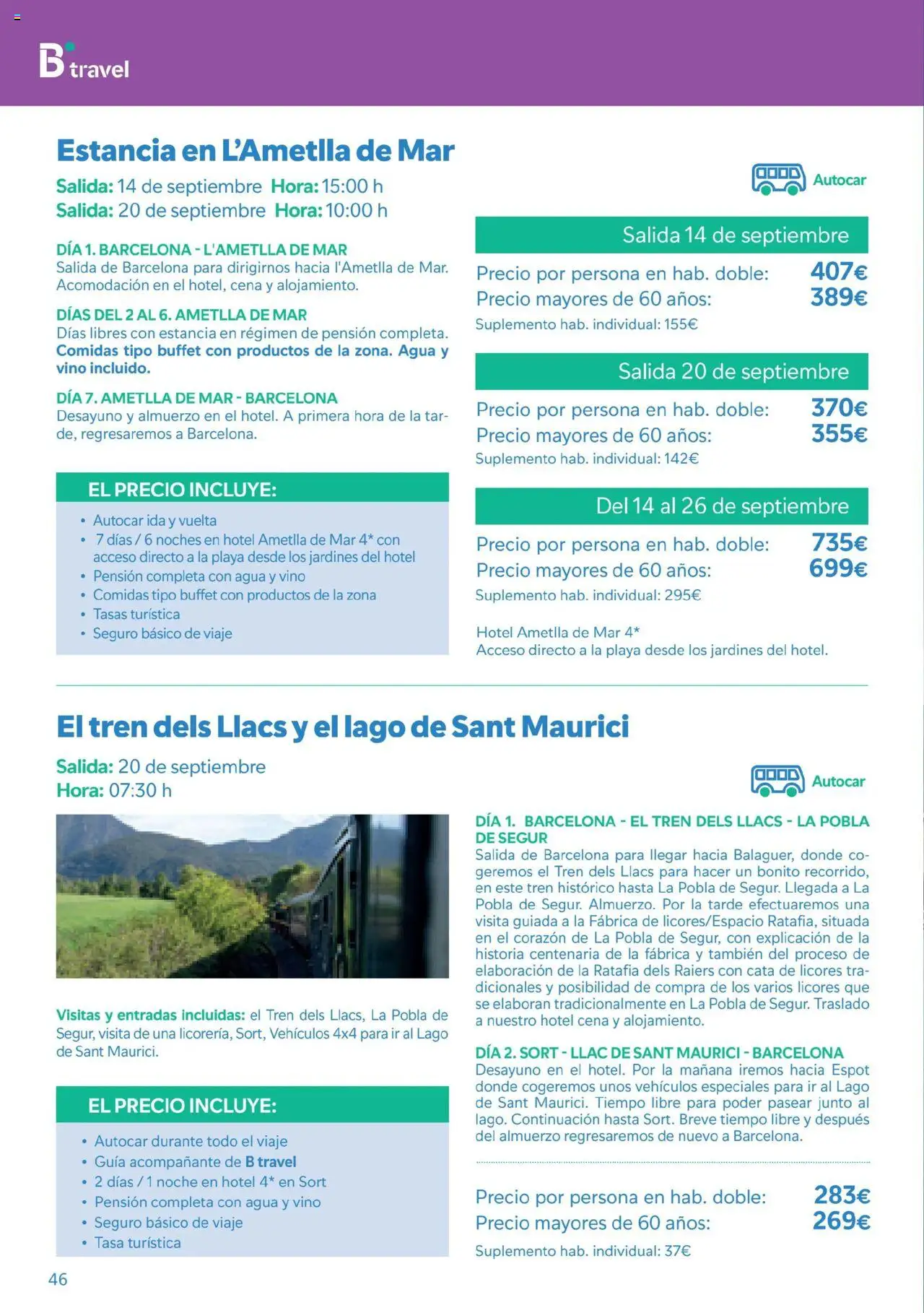 B the travel brand Viatges i Excursions │ válido desde el 01.05.2025 | Página: 46 | Productos: Vino