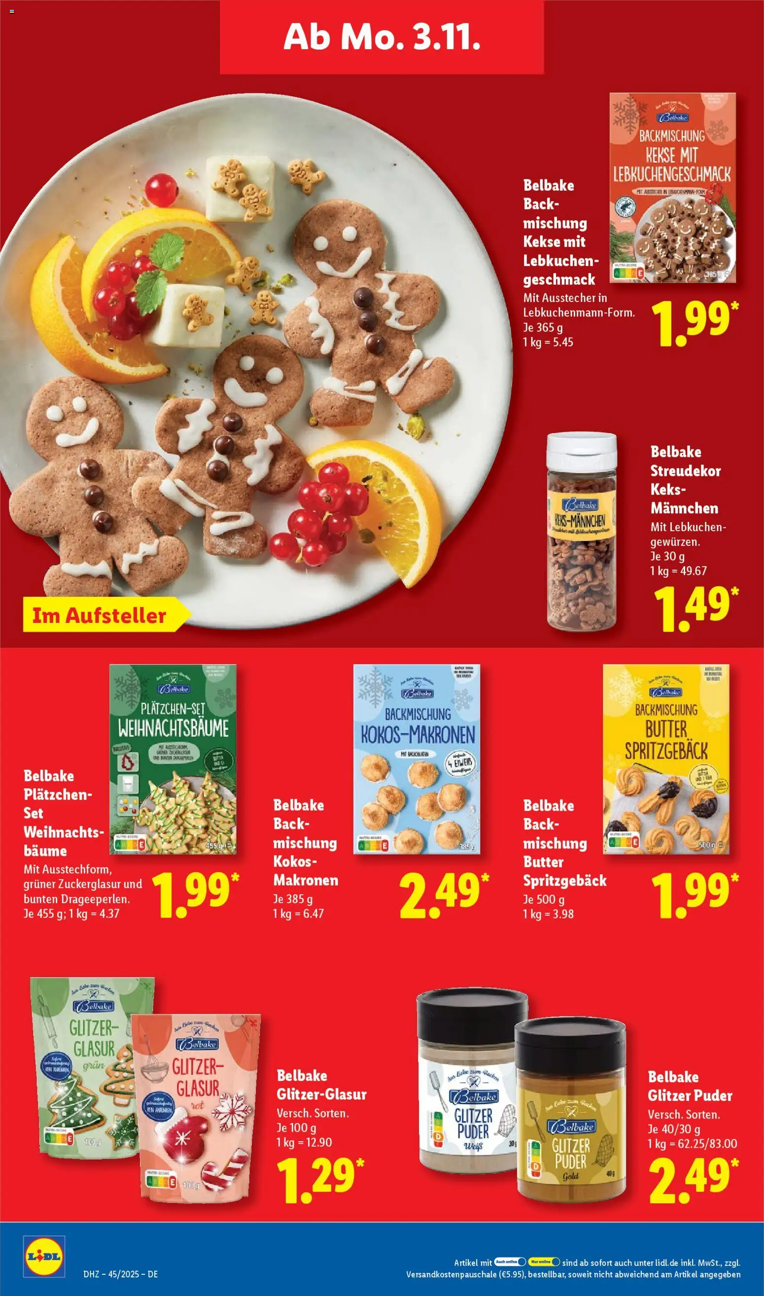 Lidl Prospekt Heppenheim – gültig ab 03.11.2025 | Seite: 22 | Produkte: Butter, Puder, Kekse
