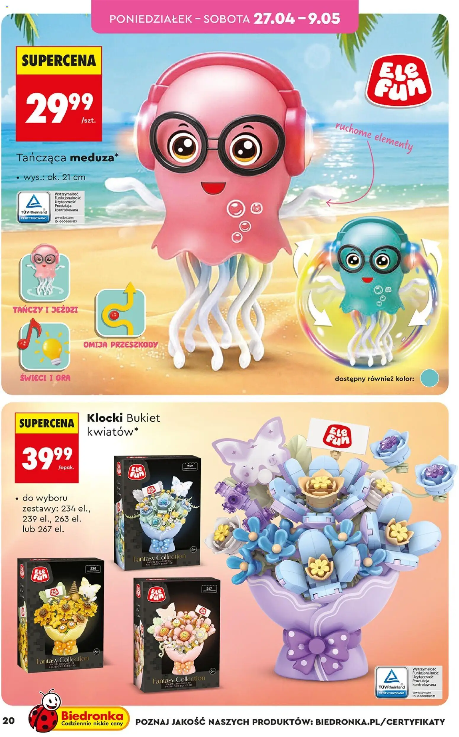 Biedronka gazetka - Hity i inspiracje od 25.04.2026 | Strona: 20 | Produkty: Gra