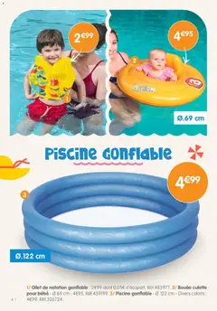 B&M - Prévisualisation de B&M catalogue valide à partir de 29.04.2026 | Page: 4 | Produits: Bouée, Gilet, Culotte, Piscine gonflable