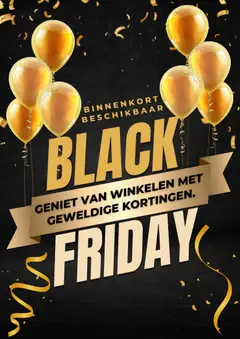 Coolblue - Black Friday aankondiging - Voorbeeld van een folder van Coolblue, geldig van 06.11.2025