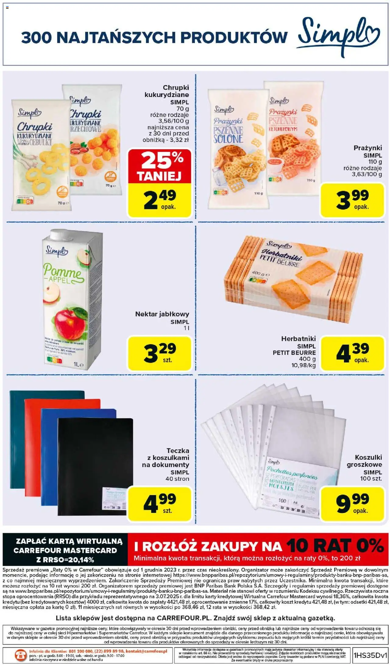 Carrefour Gazetka - Produkt Carrefour od 25.08.2025 | Strona: 28 | Produkty: Karta, Chrupki, Herbatniki