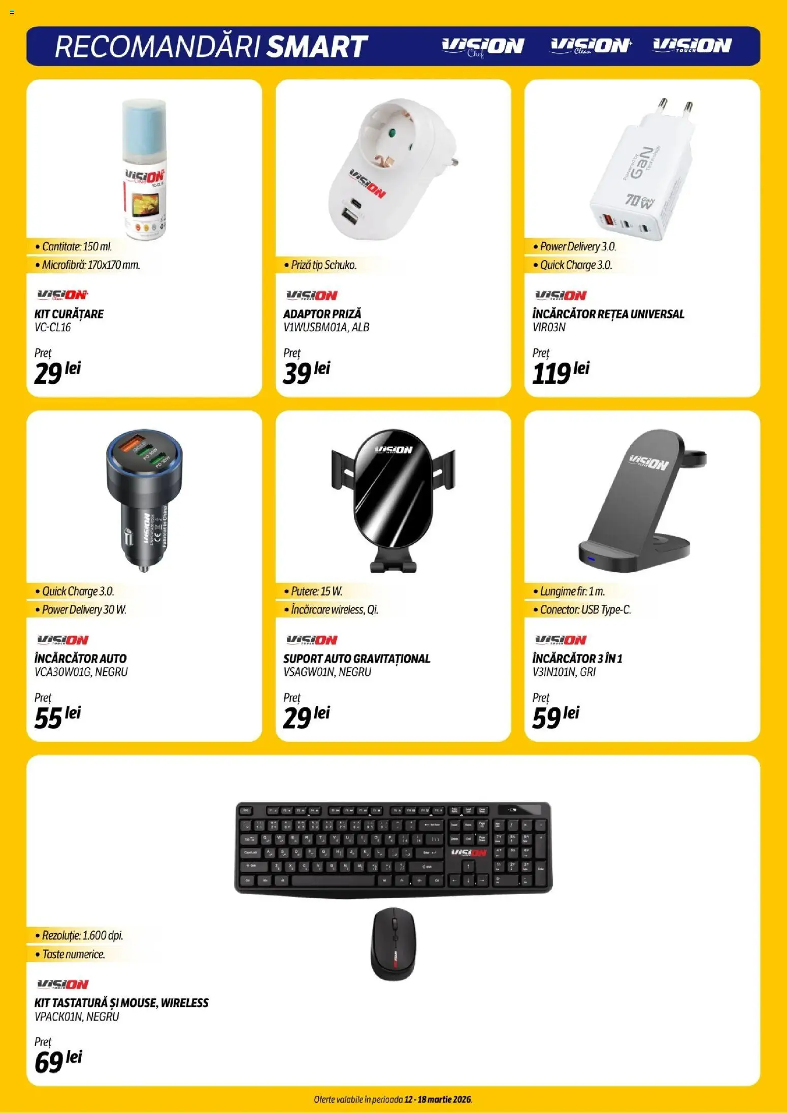 Noul catalog Flanco – valabil de la 12.03.2026 | Pagină: 23 | Produse: Încărcător, Tastatură, Pomelo, Conector