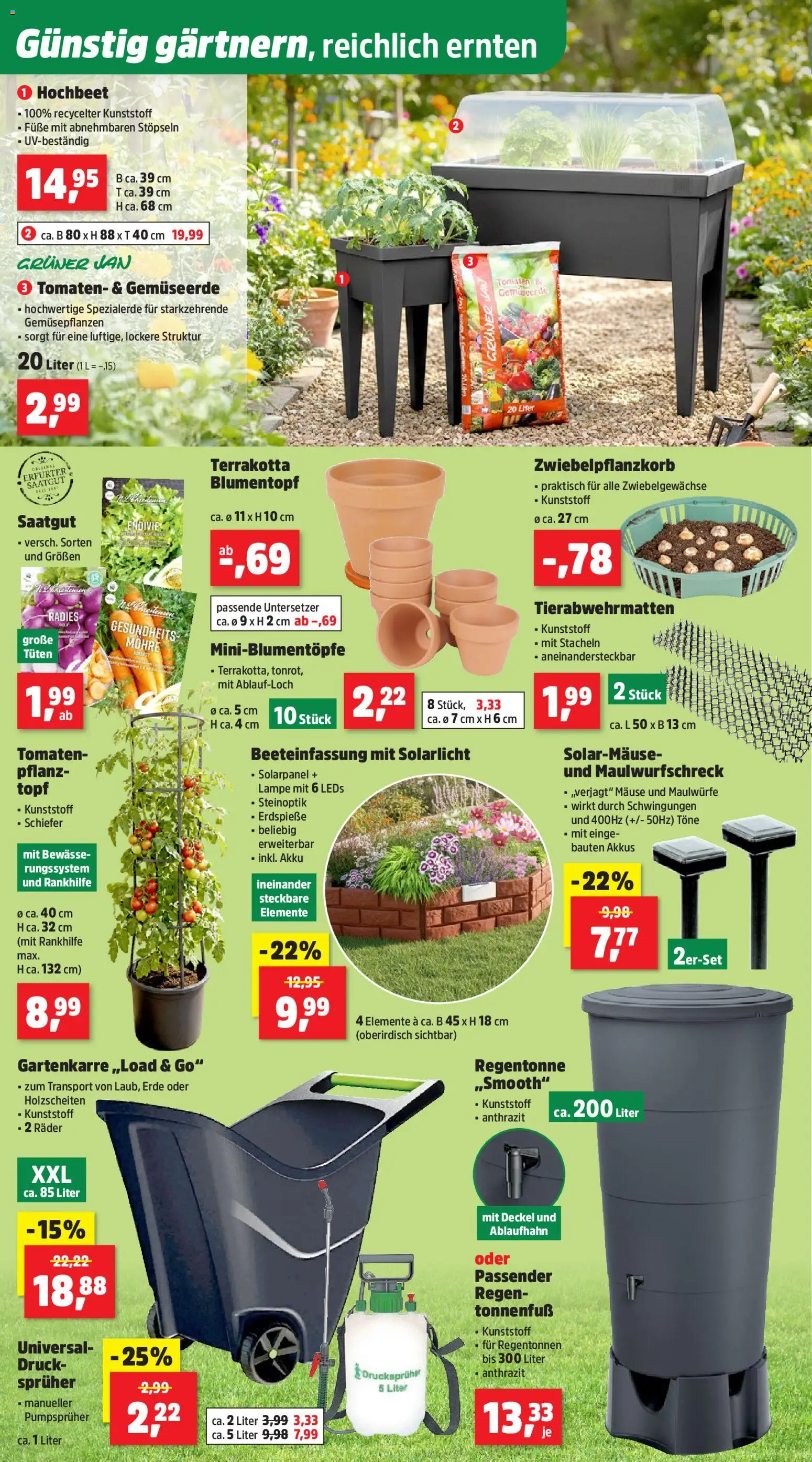 Thomas Philipps Prospekt – gültig ab 09.03.2026 | Seite: 8 | Produkte: Hochbeet, Blumentopf, Lampe, Tomaten