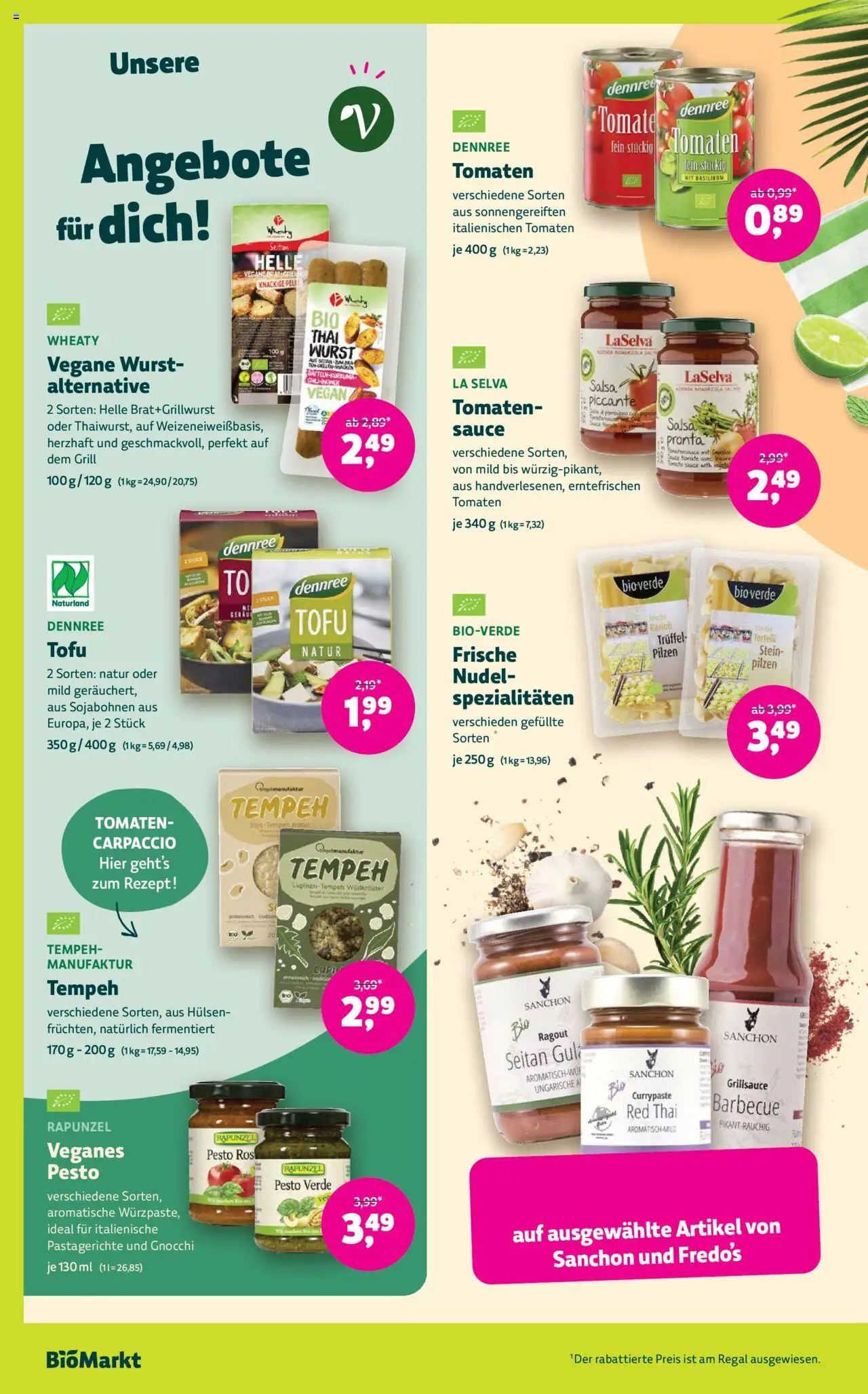 BioMarkt Prospekt - gültig ab dem 13.08.2025 | Seite: 6 | Produkte: Grill, Regal, Tomaten, Wurst