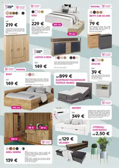 Kondela leták platný od 15.10.2025 | Strana: 6 | Produkty: Matrac, Posteľ, Skriňa, Postele